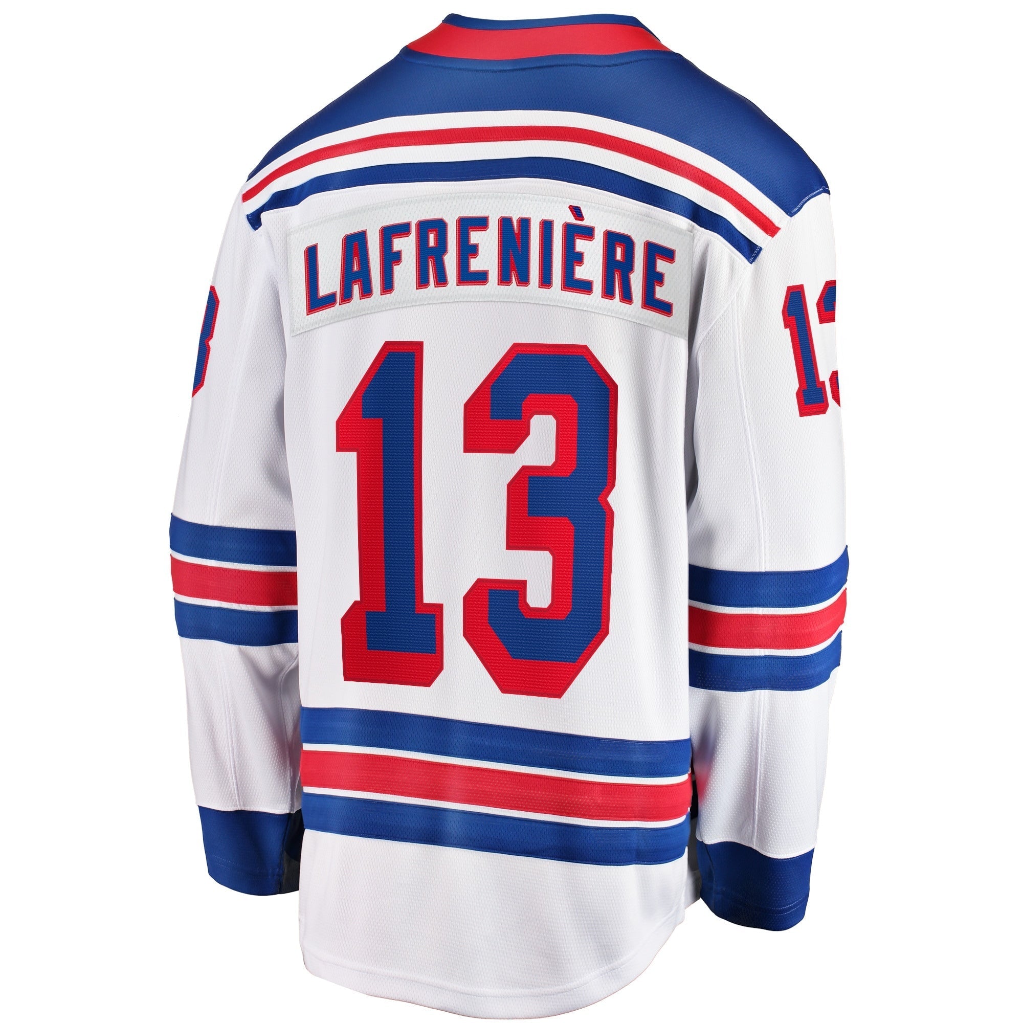 Men's Fanatics Branded Alexis Lafreniere White New York Rangers Away Premier Breakaway Player Jersey - vstockx
