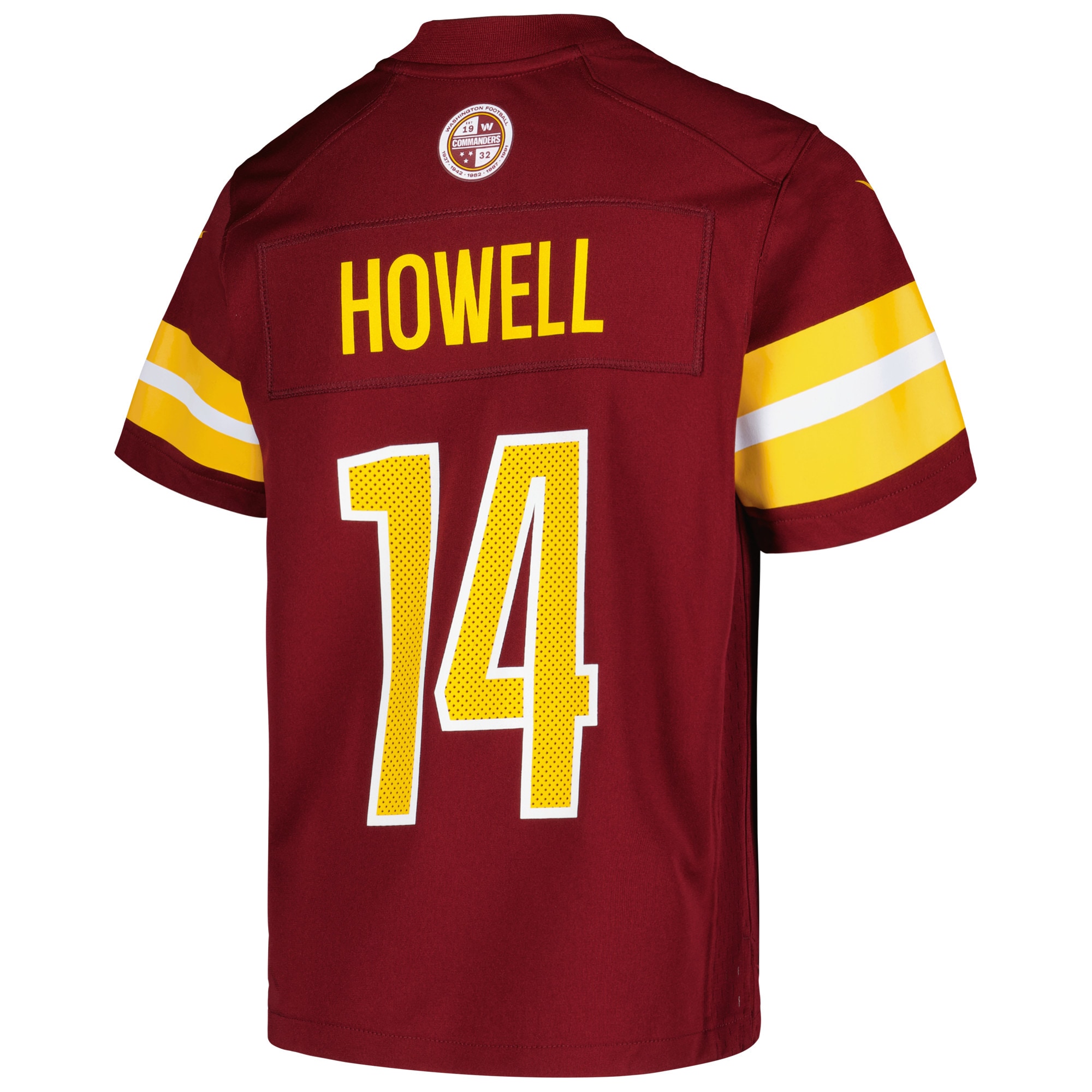 Sam Howell Washington Commanders Nike Youth Game Jersey - Burgundy - vstockx