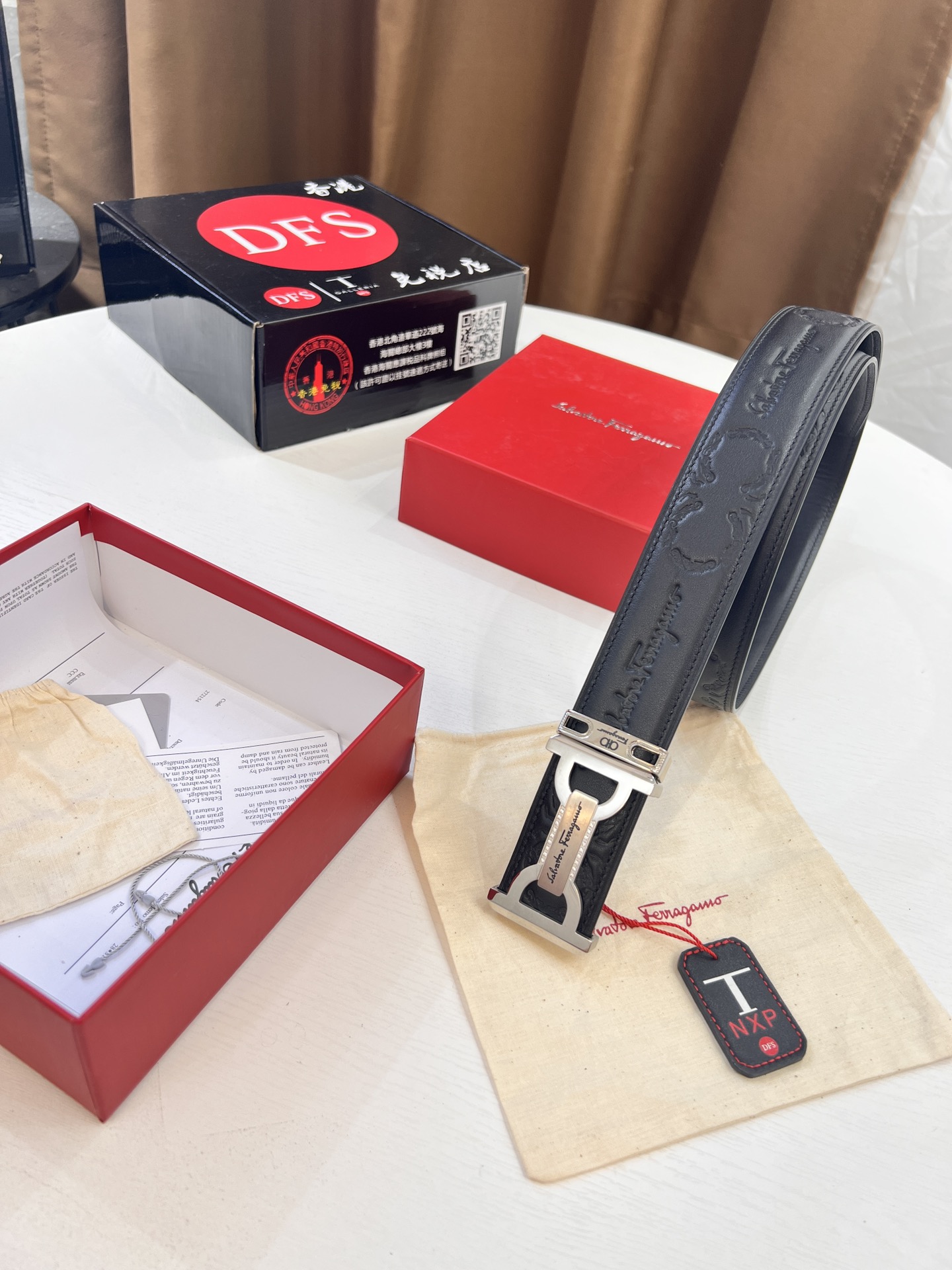 Streetwear Belt Ferragamo 320357 size:3.5cm - vstockx