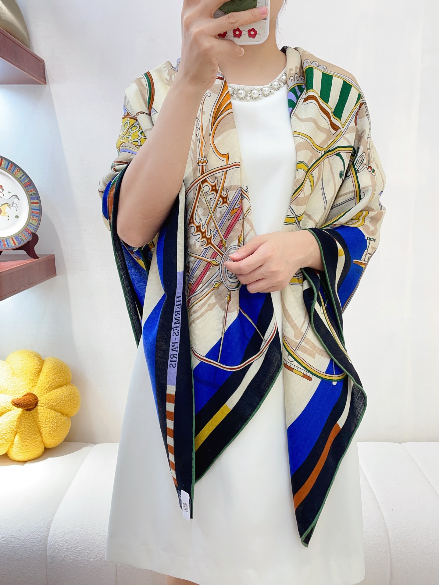 Streetwear Scarf Hermes 328801 size:140cm*140cm - vstockx