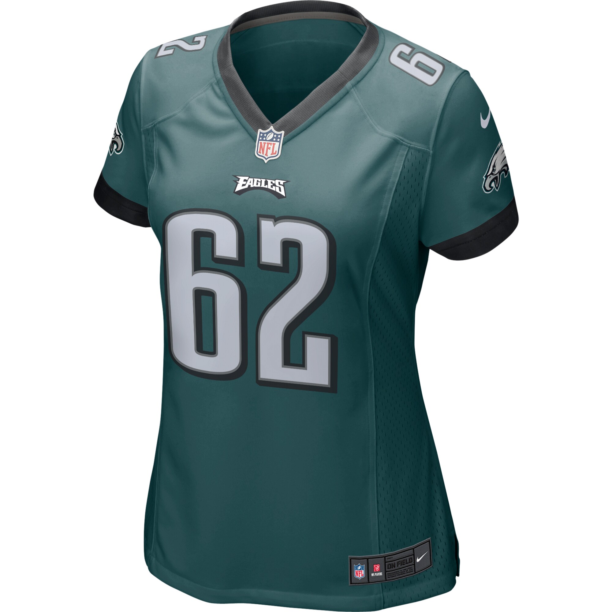 Jason Kelce Philadelphia Eagles Nike Women's Game Jersey - Midnight Green - vstockx