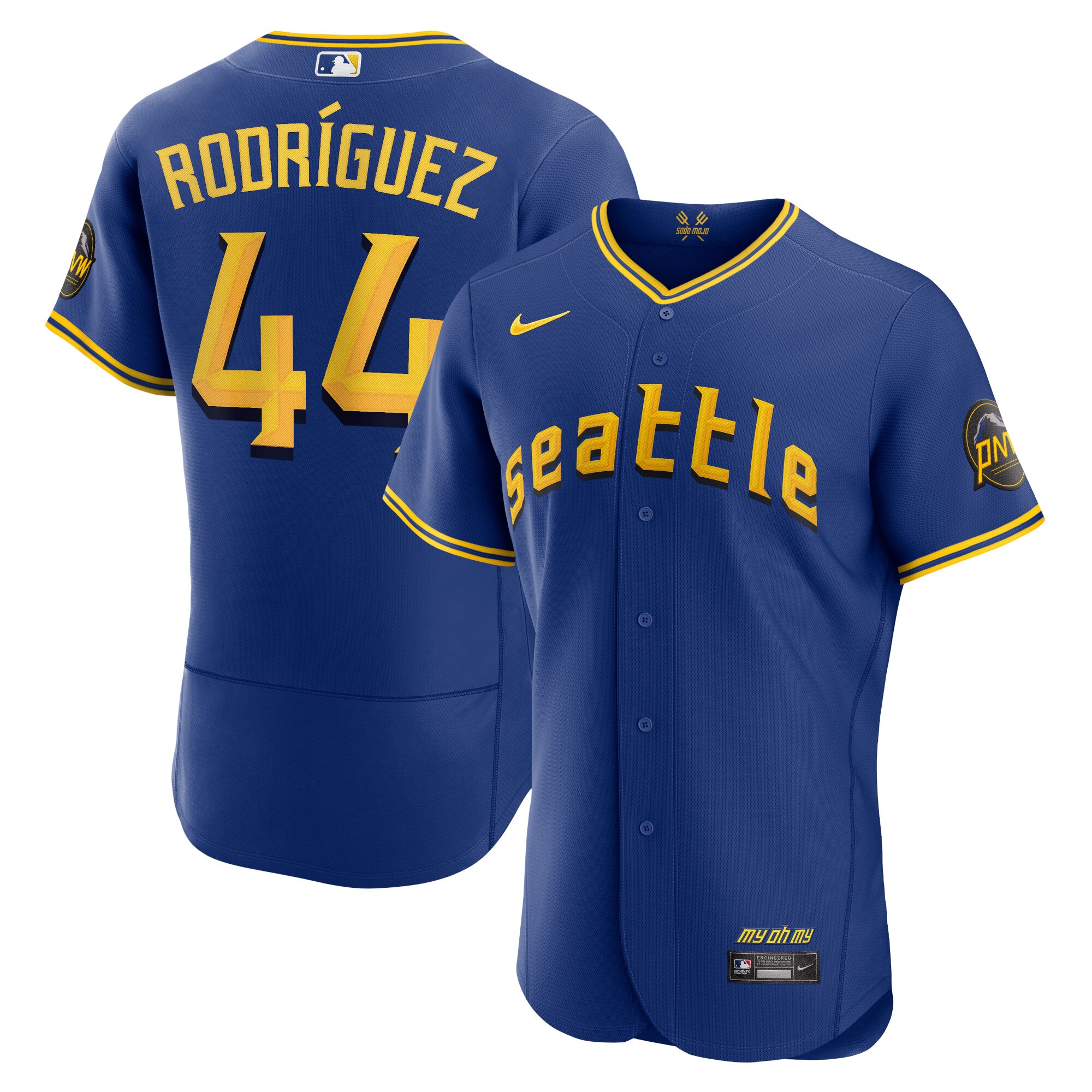 Julio Rodriguez Seattle Mariners Nike 2023 City Connect Authentic Player Jersey - Royal - vstockx