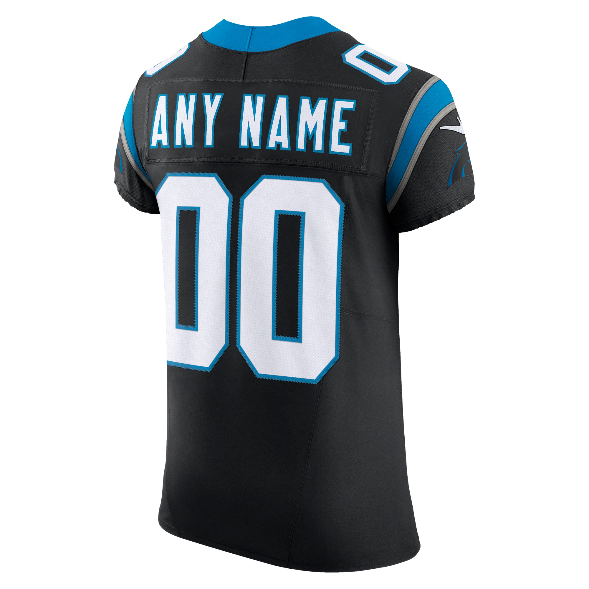 Carolina Panthers Nike Vapor F.U.S.E. Elite Custom Jersey - Black - vstockx