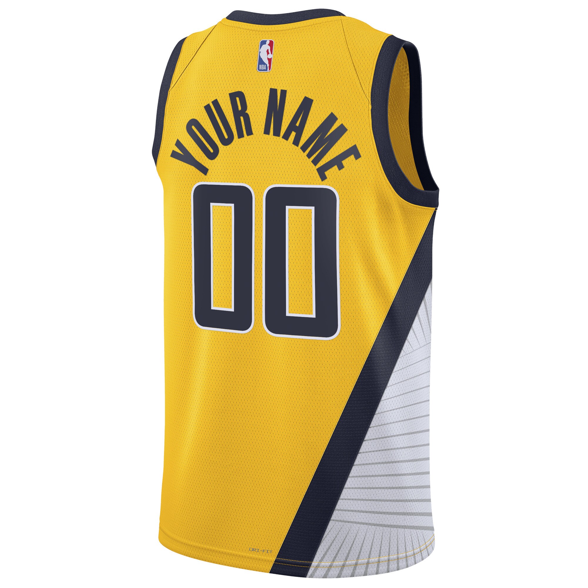 Indiana Pacers Jordans Brand Unisex 2022/23 Swingman Custom Jersey - Statement Edition - Yellow - vstockx