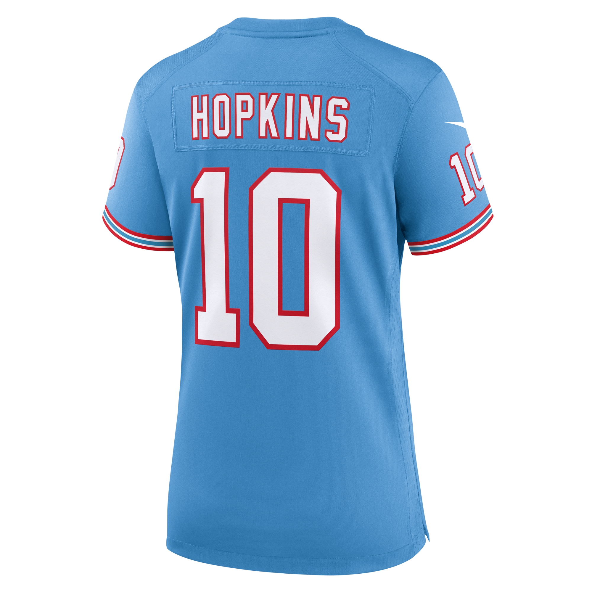 DeAndre Hopkins Tennessee Titans Nike Women's Oilers Throwback Player Game Jersey - Light Blue - vstockx