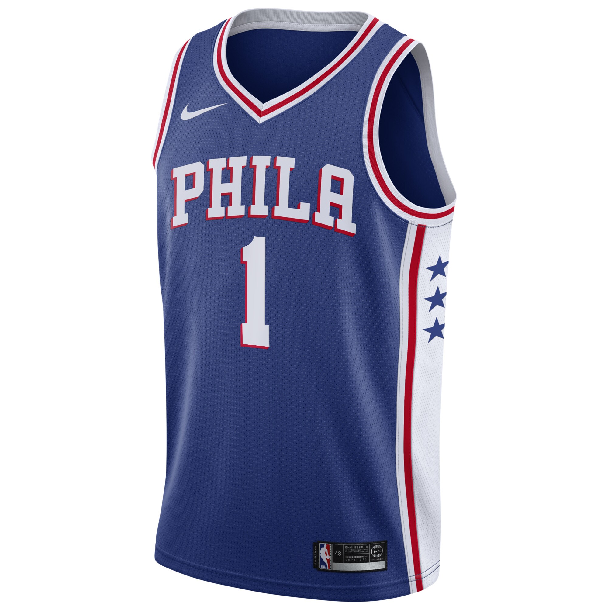 James Harden Philadelphia 76ers Nike Swingman Jersey - Icon Edition - Royal - vstockx