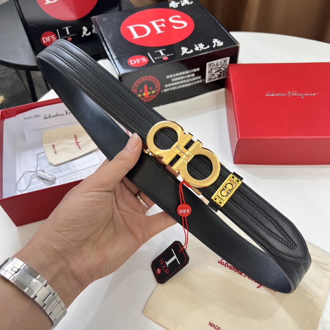 Streetwear Belt Ferragamo 320205 size:3.5cm - vstockx