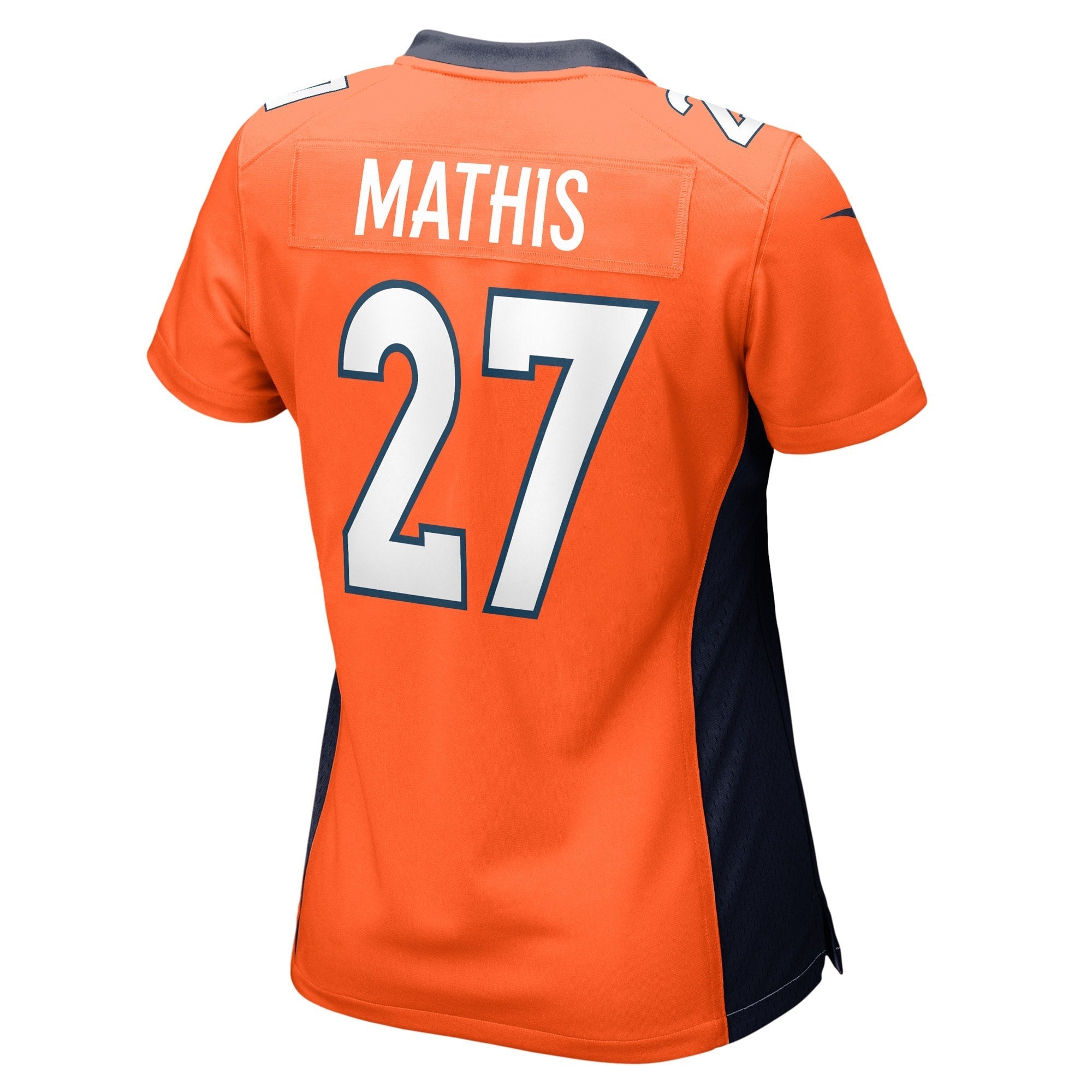 Women's Nike Damarri Mathis Orange Denver Broncos Game Player Jersey - vstockx
