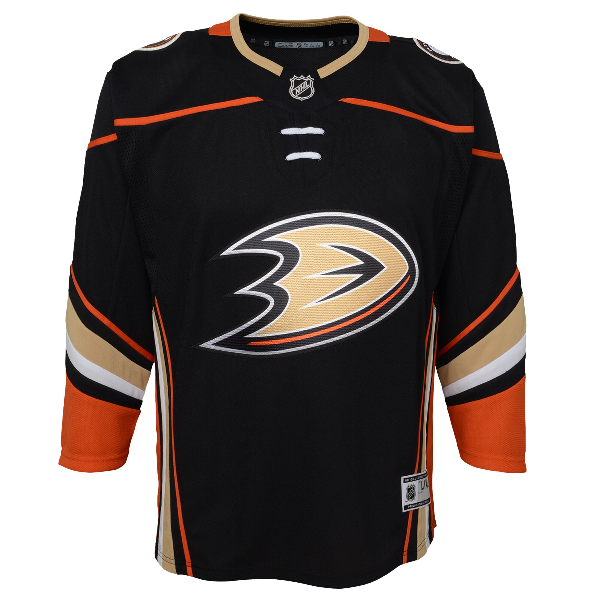 Anaheim Ducks Youth Home Premier Jersey - Black - vstockx