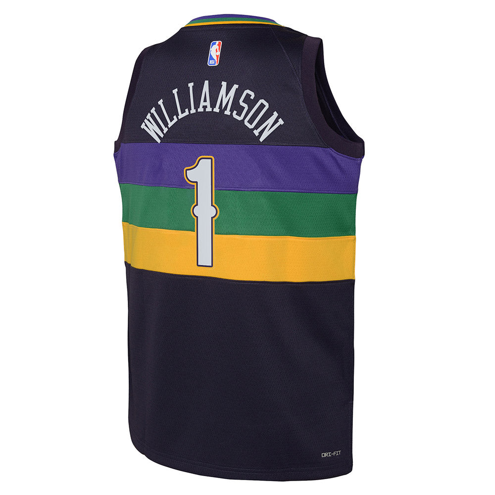 Youth New Orleans Pelicans Zion Williamson City Edition Jersey - Black - vstockx