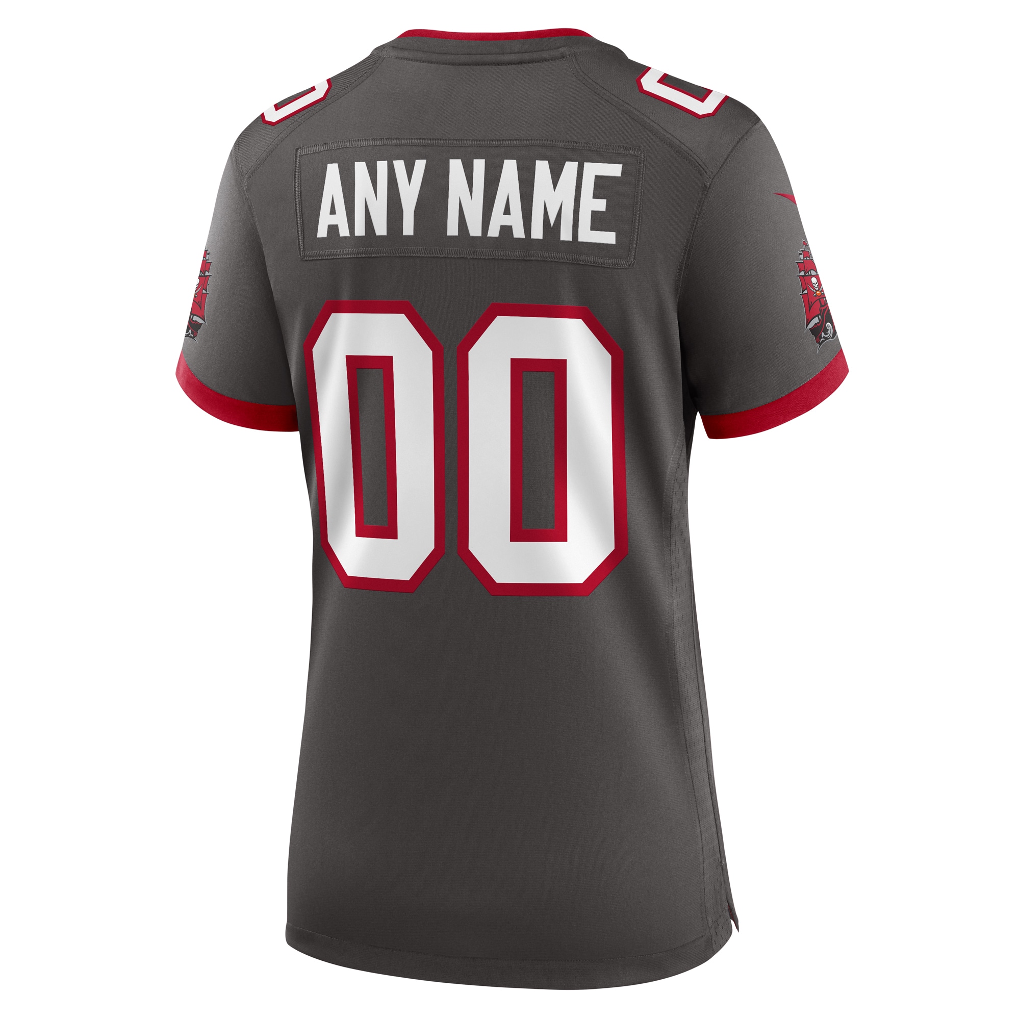 Tampa Bay Buccaneers Nike Women's Alternate Custom Game Jersey - Pewter - vstockx