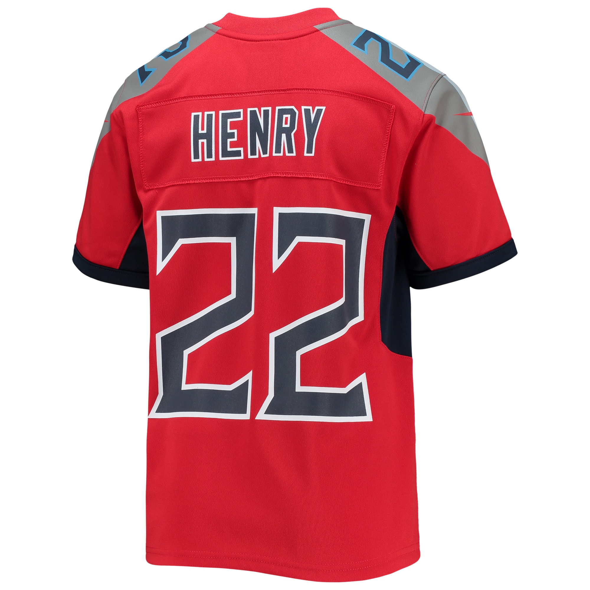 Derrick Henry Tennessee Titans Nike Youth Inverted Team Game Jersey - Red - vstockx