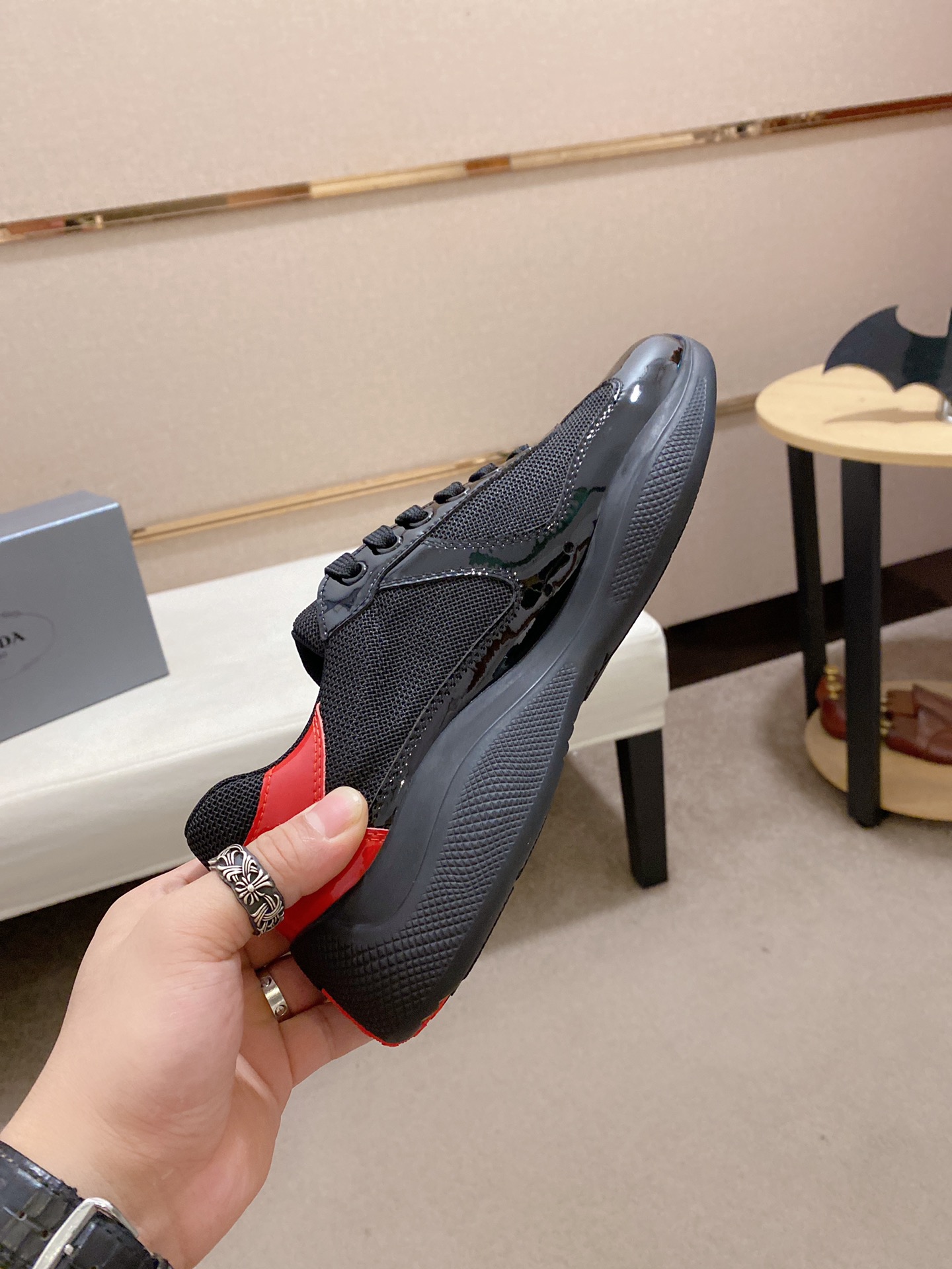 Prada America's Cup sneaker 5 - vstockx