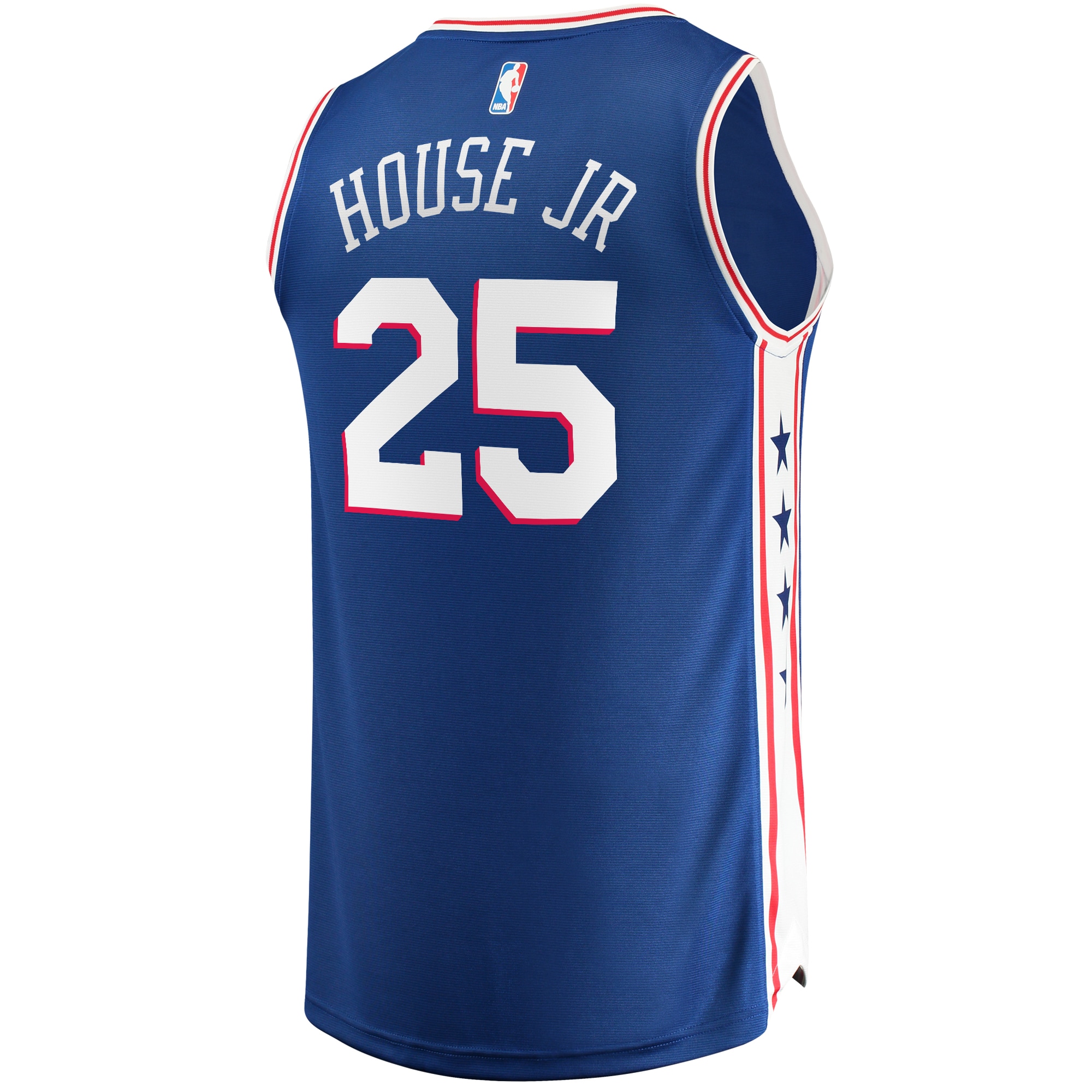 Danuel House Jr. Philadelphia 76ers Fanatics Branded Fast Break Replica Jersey - Icon Edition - Royal - vstockx