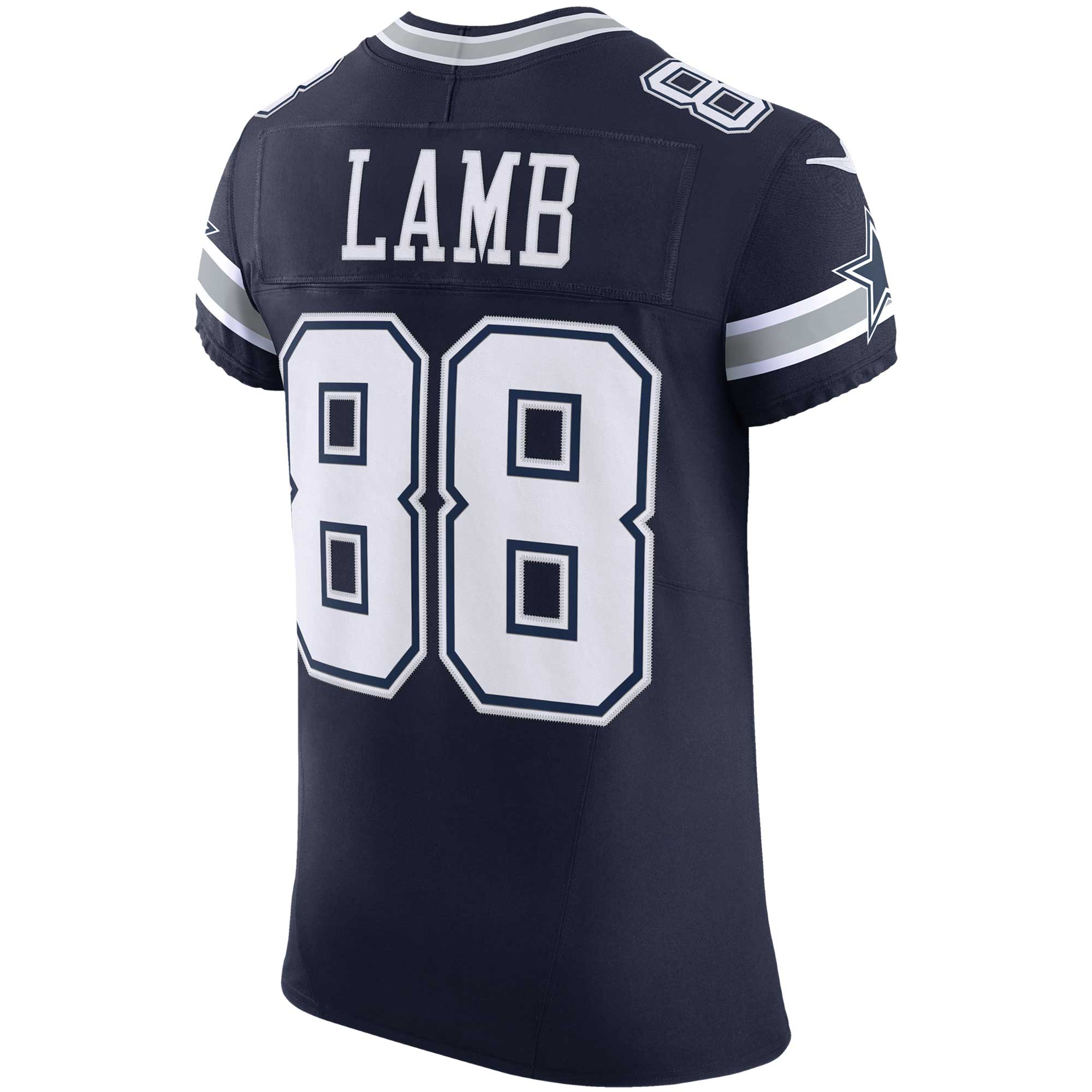 CeeDee Lamb Dallas Cowboys Nike Vapor F.U.S.E. Elite Jersey - Navy - vstockx