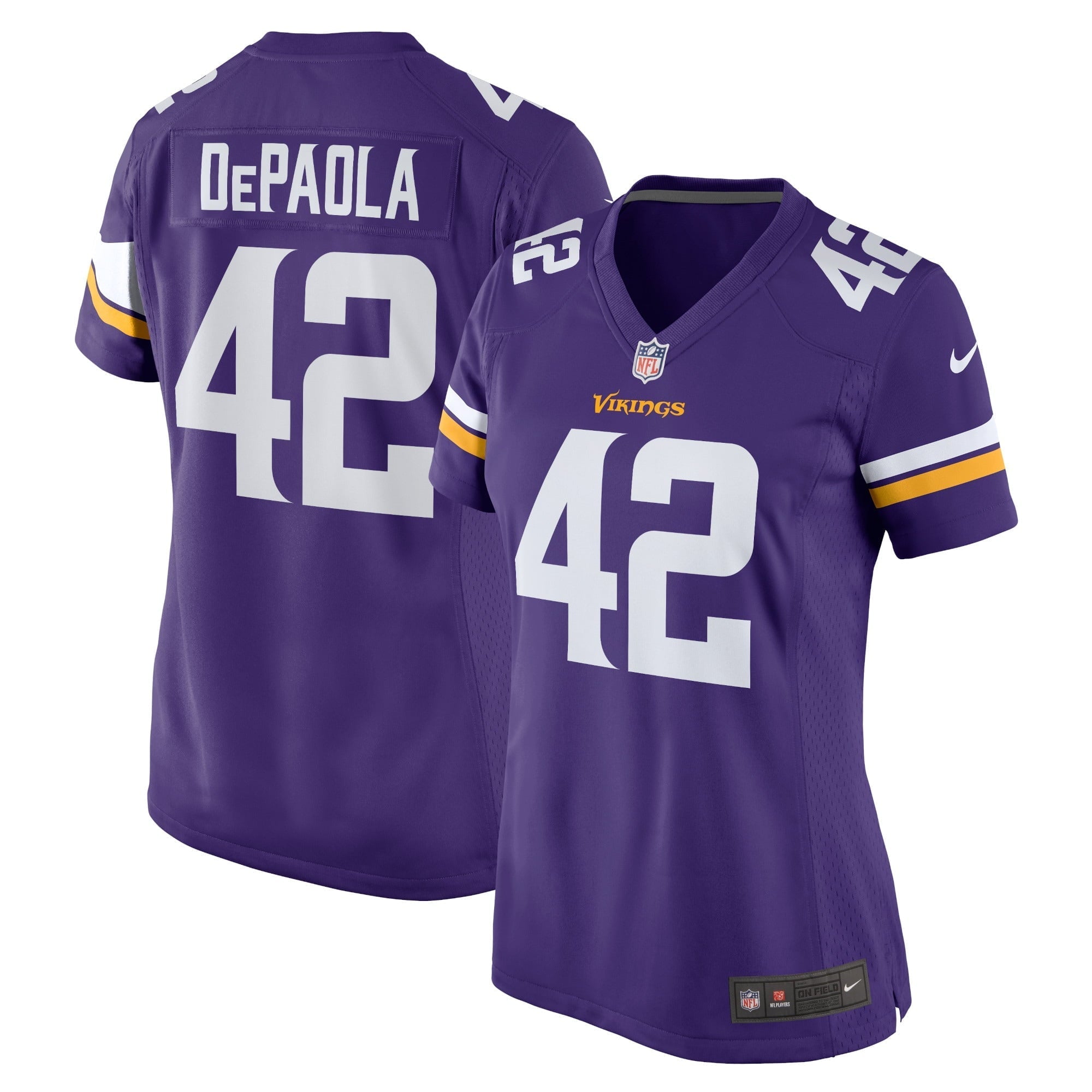 Women's Nike Andrew DePaola Purple Minnesota Vikings Game Jersey - vstockx