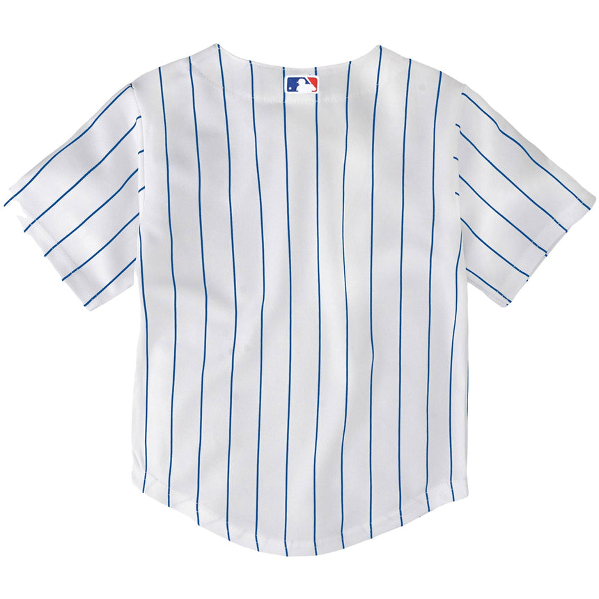 Chicago Cubs Toddler White Home Replica Jersey - vstockx