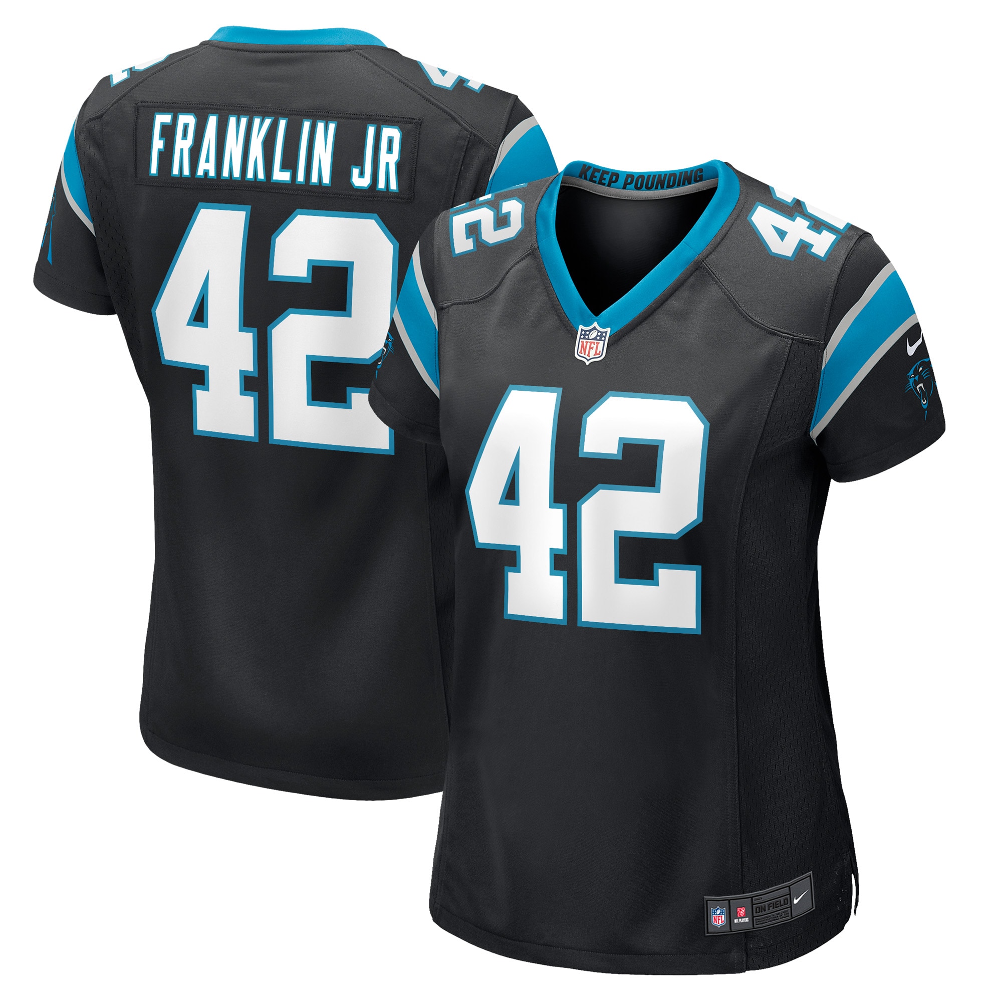 Sam Franklin Jr. Carolina Panthers Nike Women's Game Player Jersey - Black - vstockx