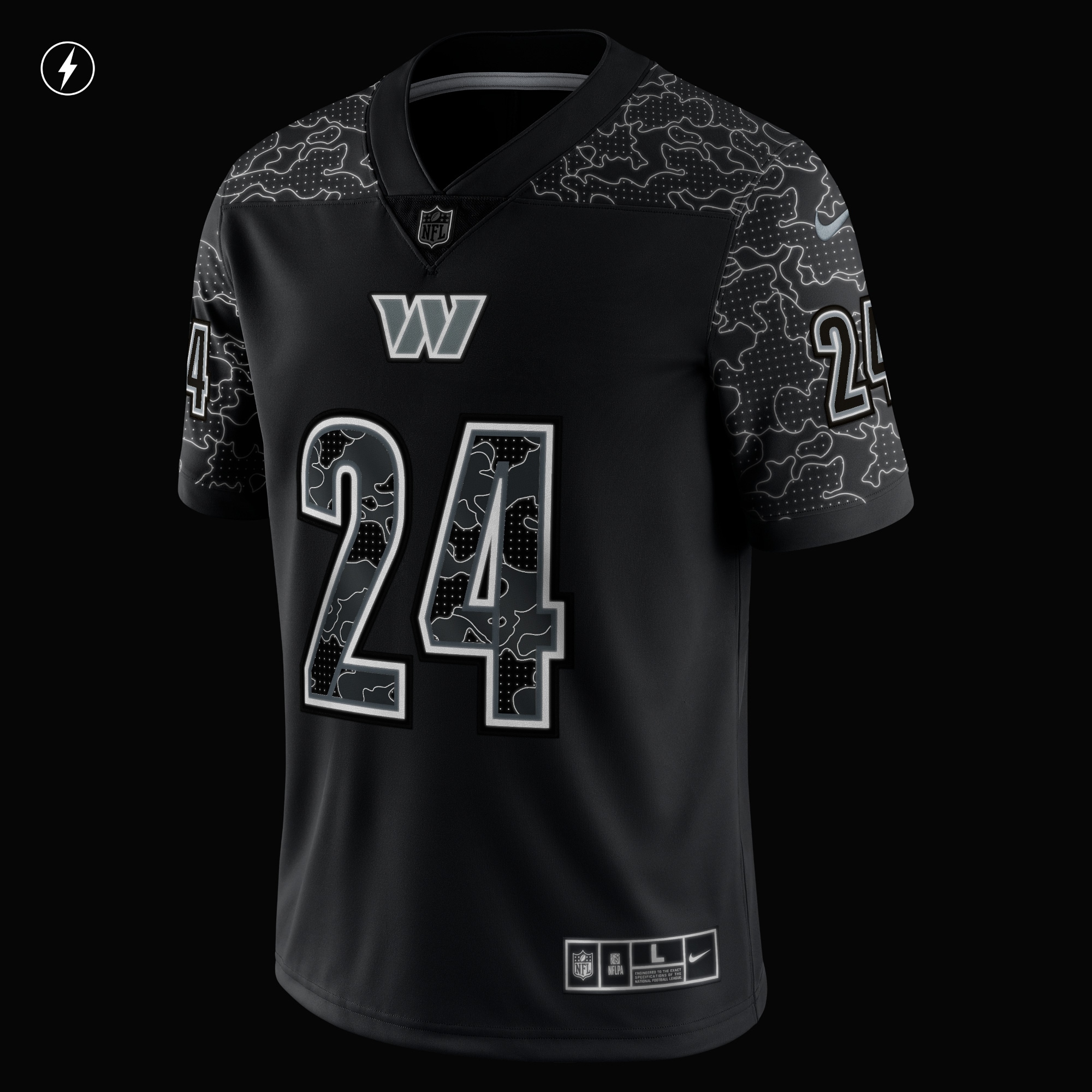 Antonio Gibson Washington Commanders Nike RFLCTV Limited Jersey - Black - vstockx
