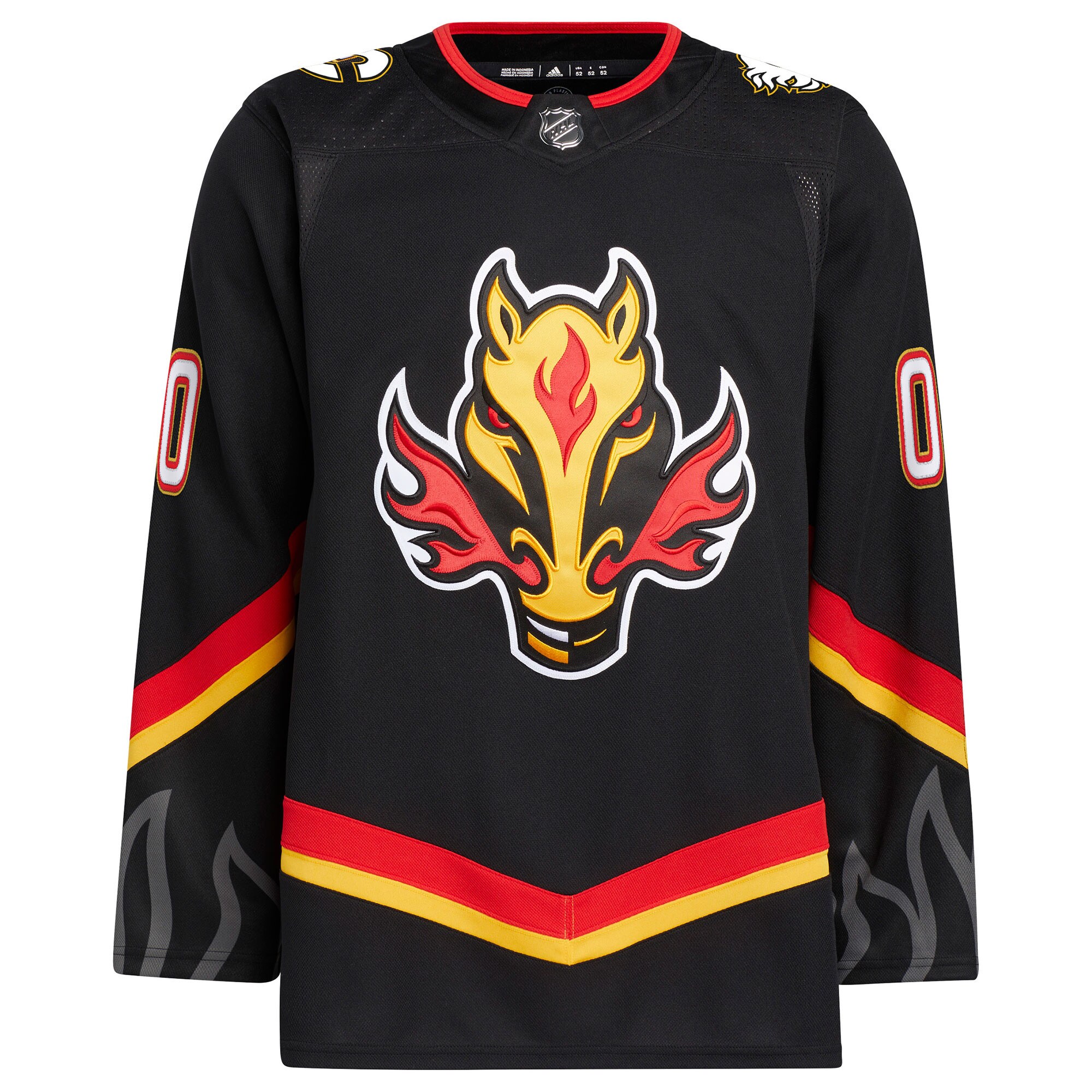 Calgary Flames adidas Alternate Primegreen Authentic Pro Custom Jersey - Black - vstockx