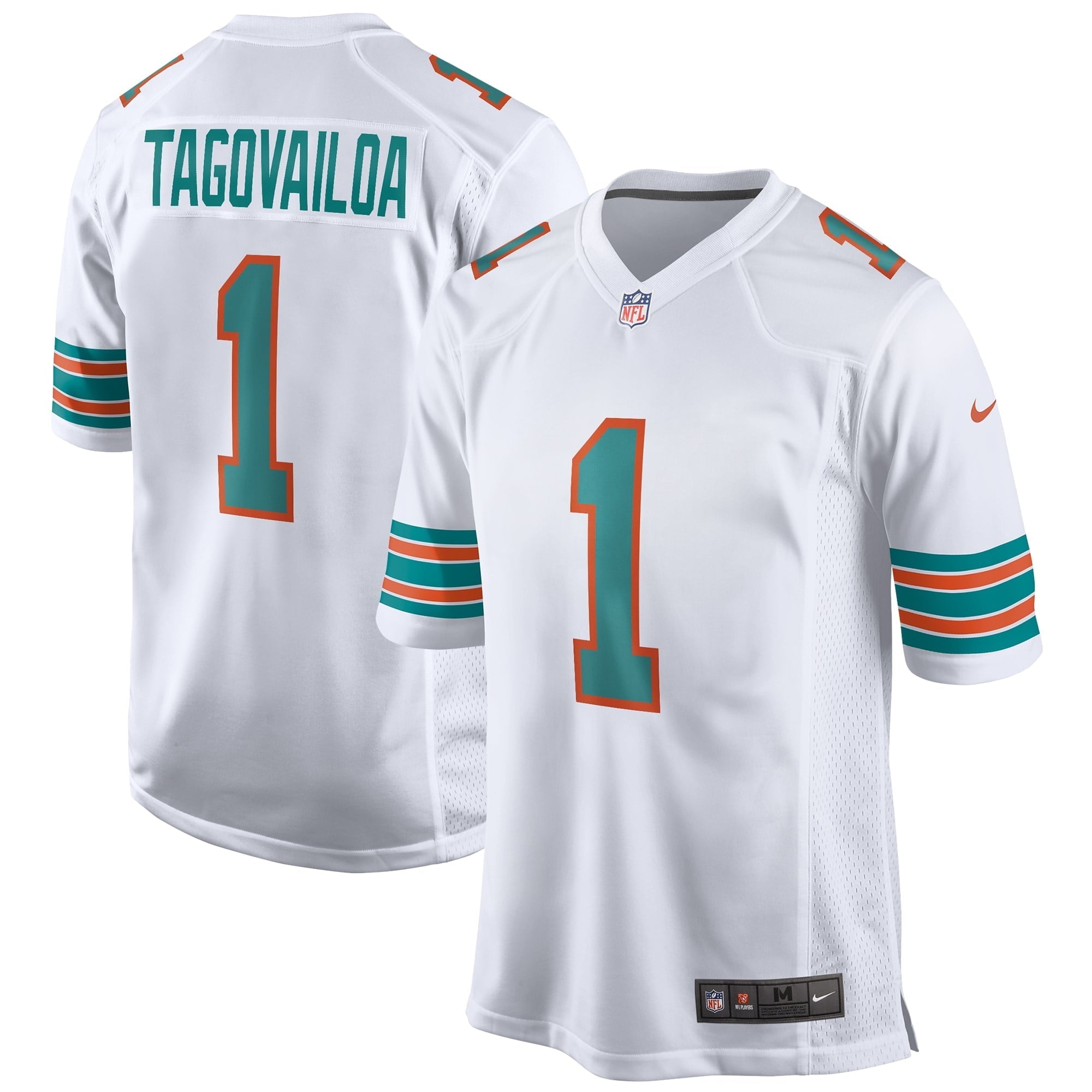 Men's Nike Tua Tagovailoa White Miami Dolphins 2nd Alternate Game Jersey - vstockx