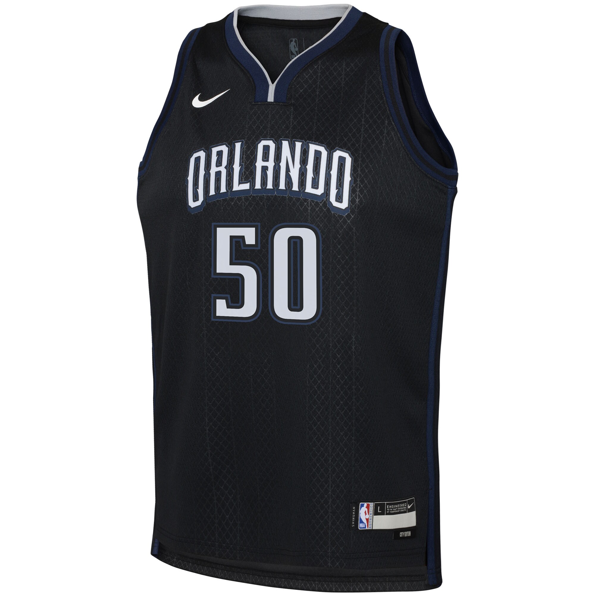 Cole Anthony Orlando Magic Nike Youth 2022/23 Swingman Jersey - City Edition - Black - vstockx