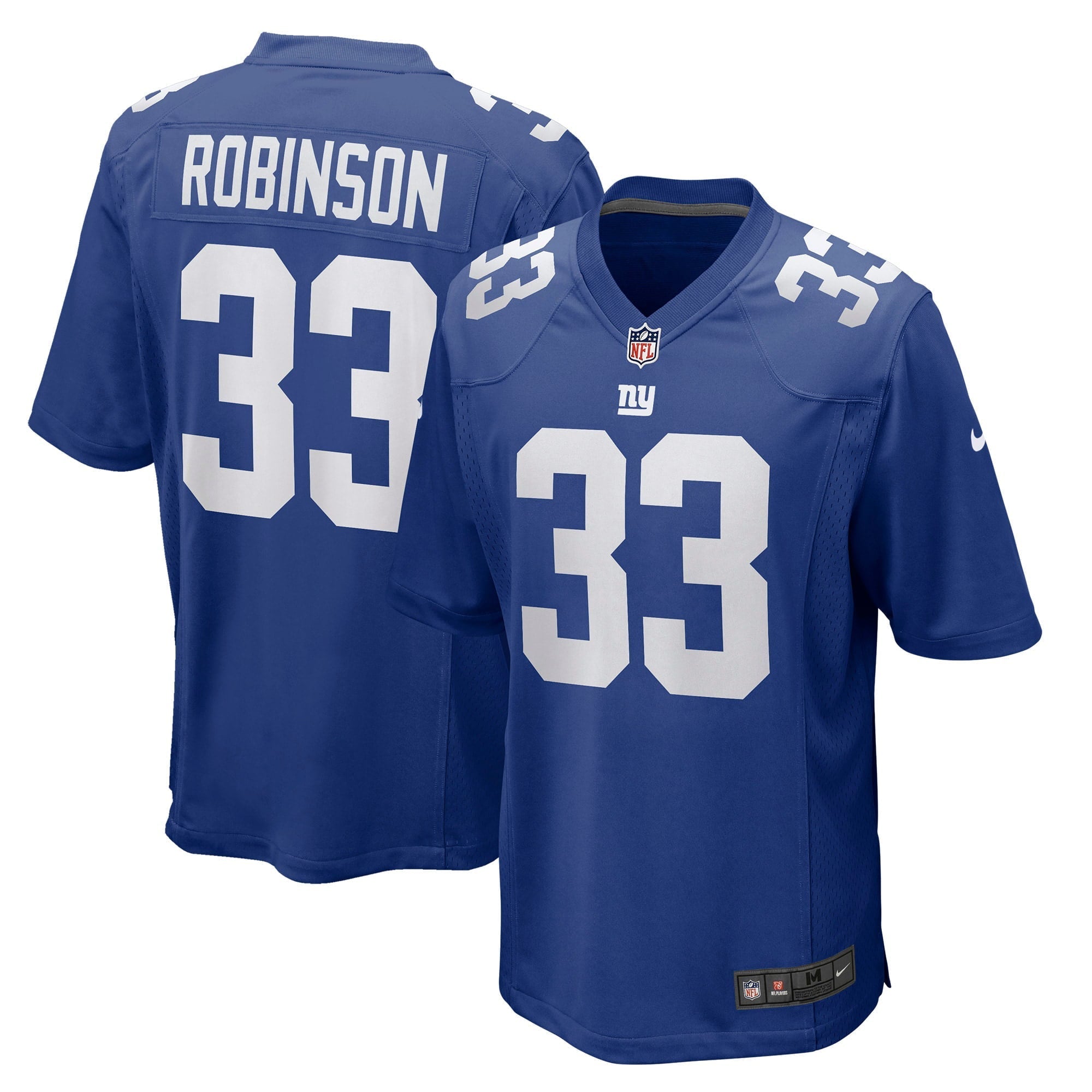 Men's Nike Aaron Robinson Royal New York Giants Game Player Jersey - vstockx