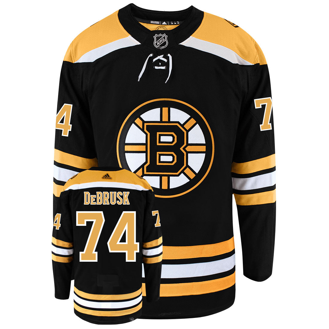 Jake DeBrusk Boston Bruins Adidas Primegreen Authentic NHL Hockey Jersey - vstockx