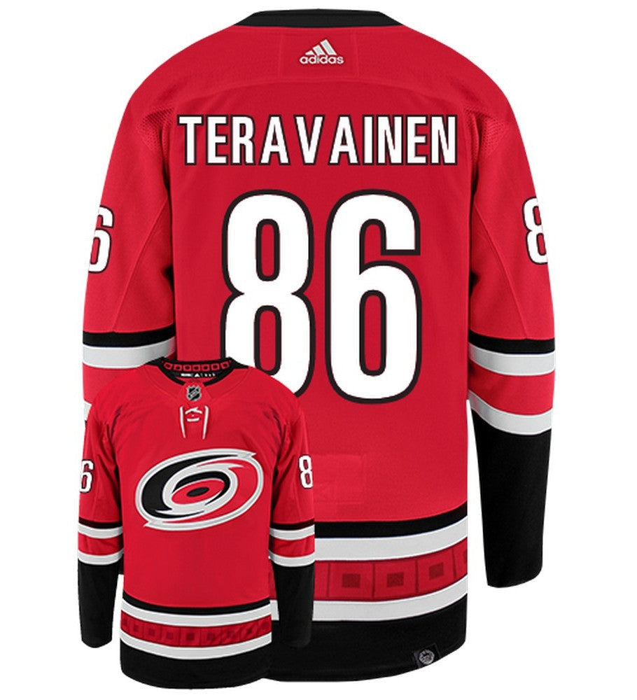 Teuvo Teravainen Carolina Hurricanes Adidas Primegreen Authentic NHL Hockey Jersey - vstockx