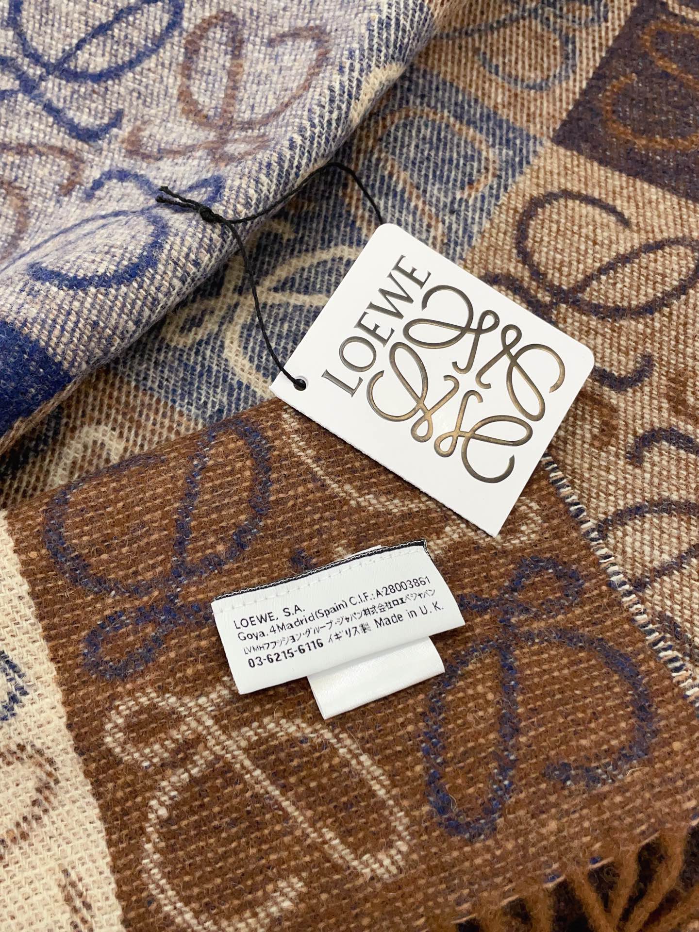 Streetwear Scarf Loewe 328731 SIZE:40x200cm - vstockx