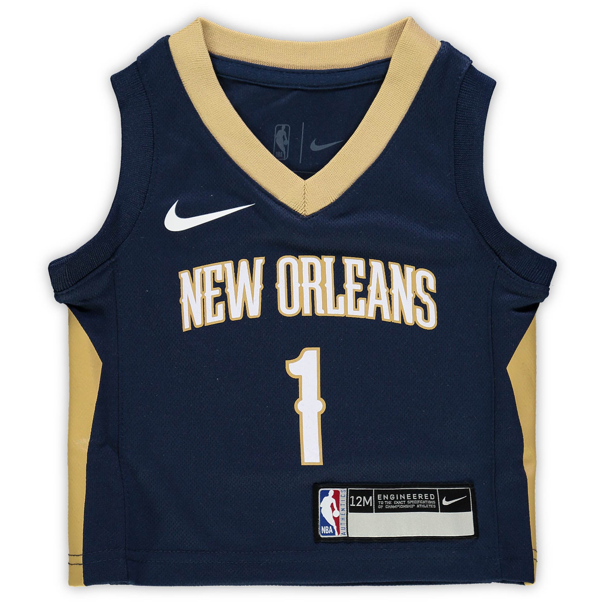 Zion Williamson New Orleans Pelicans Nike Infant Replica Jersey - Icon Edition - Navy - vstockx