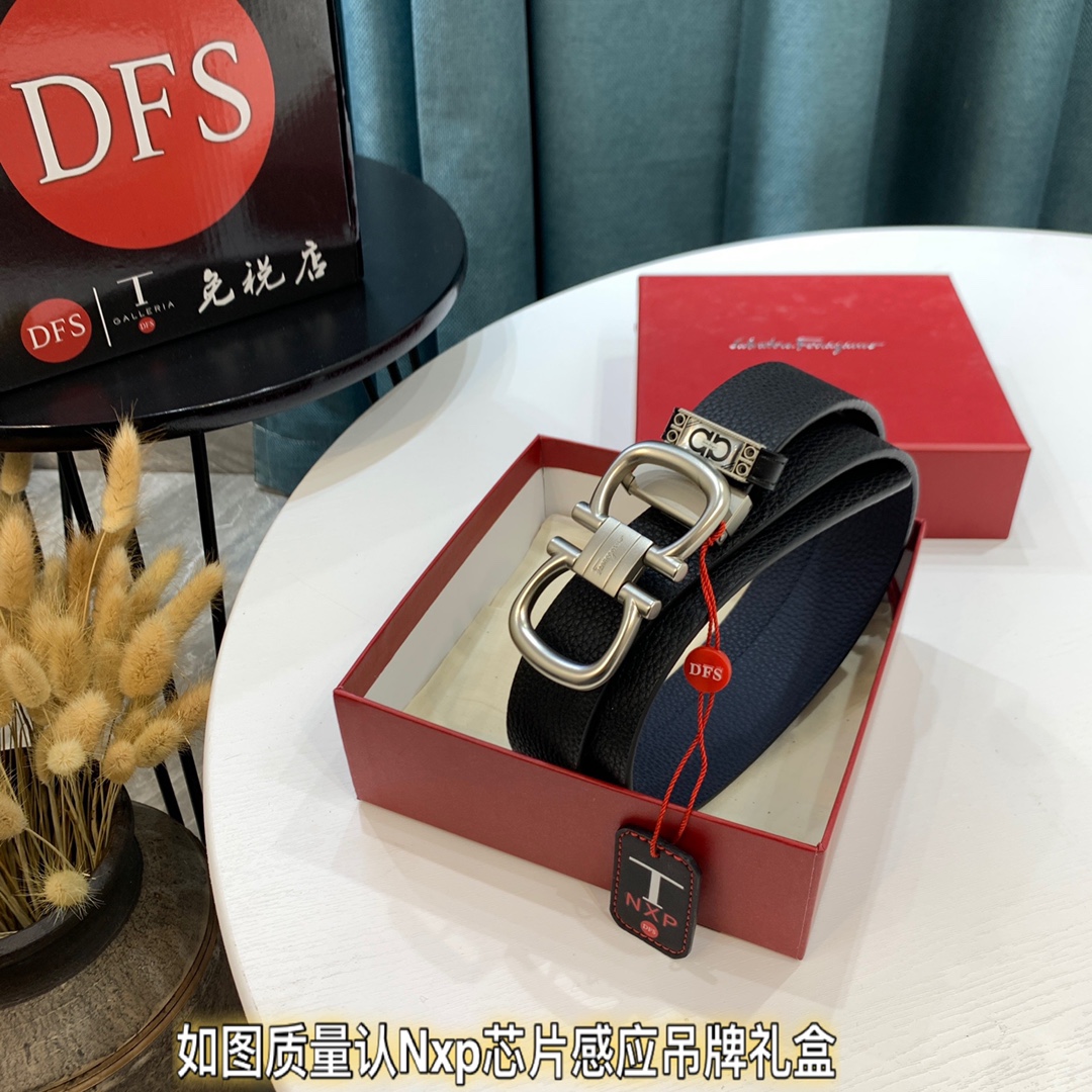 Streetwear Belt Ferragamo 319679 size:3.5cm - vstockx