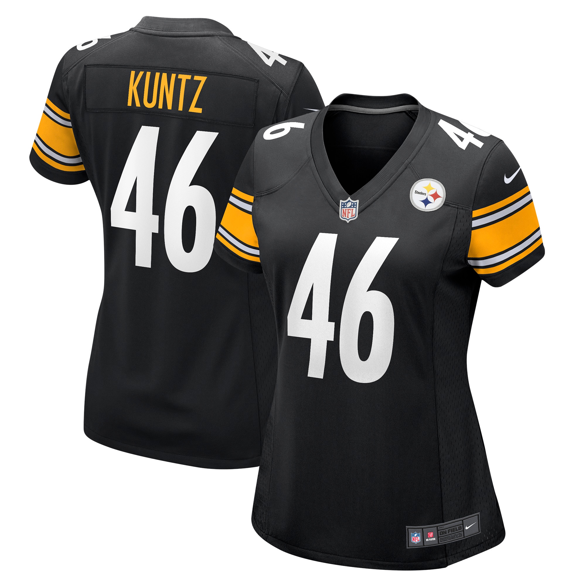 Christian Kuntz Pittsburgh Steelers Nike Women's Game Jersey - Black - vstockx