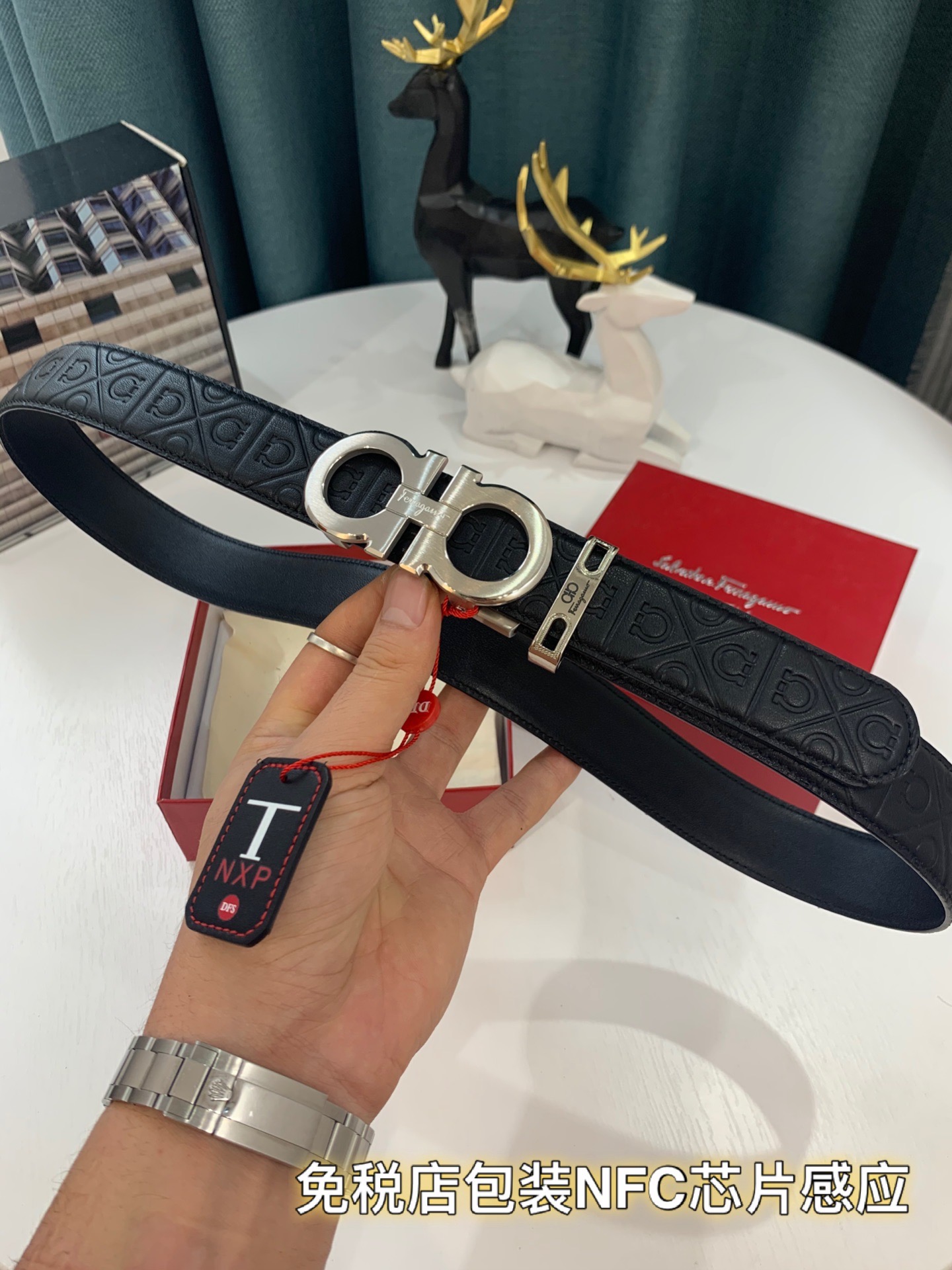 Streetwear Belt Ferragamo 319188 size:3.5cm - vstockx