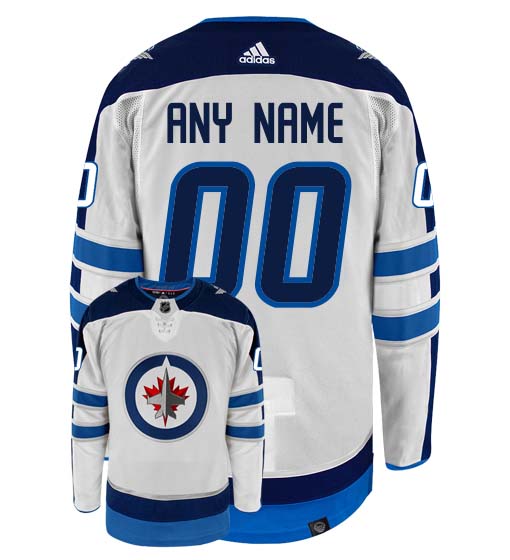 Customizable Winnipeg Jets Adidas Primegreen Authentic NHL Hockey Jersey - vstockx