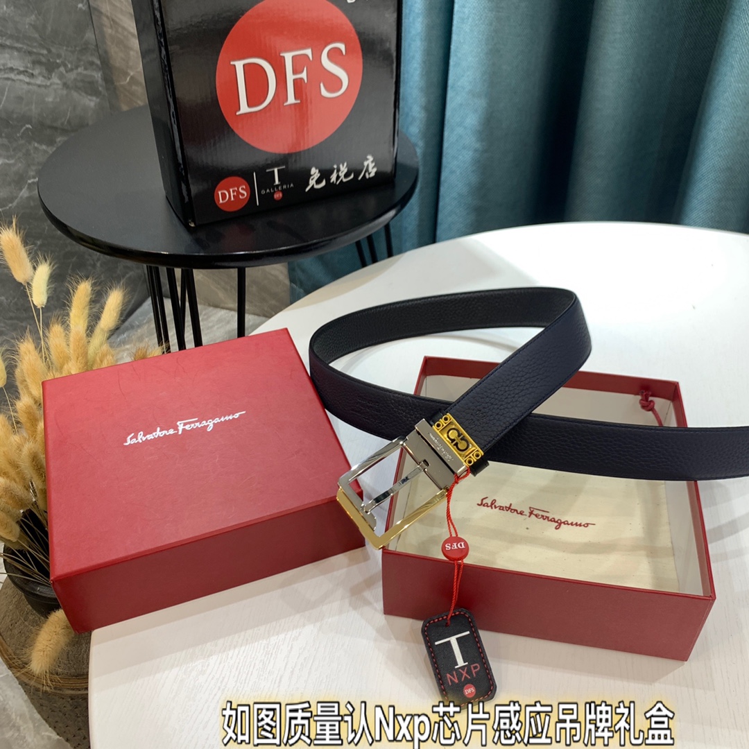 Streetwear Belt Ferragamo 319428 size:3.5cm - vstockx