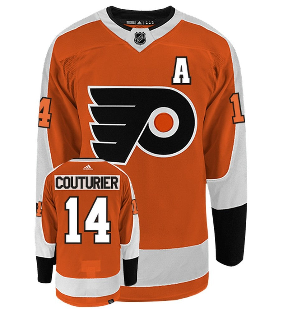 Sean Couturier Philadelphia Flyers Adidas Primegreen Authentic NHL Hockey Jersey - vstockx