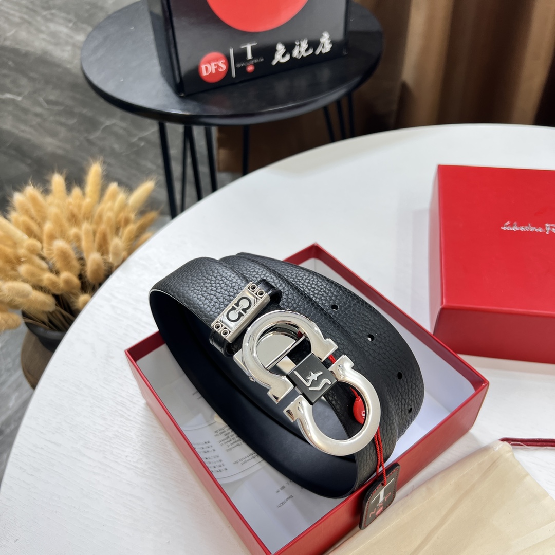 Streetwear Belt Ferragamo 319684 size:3.5cm - vstockx