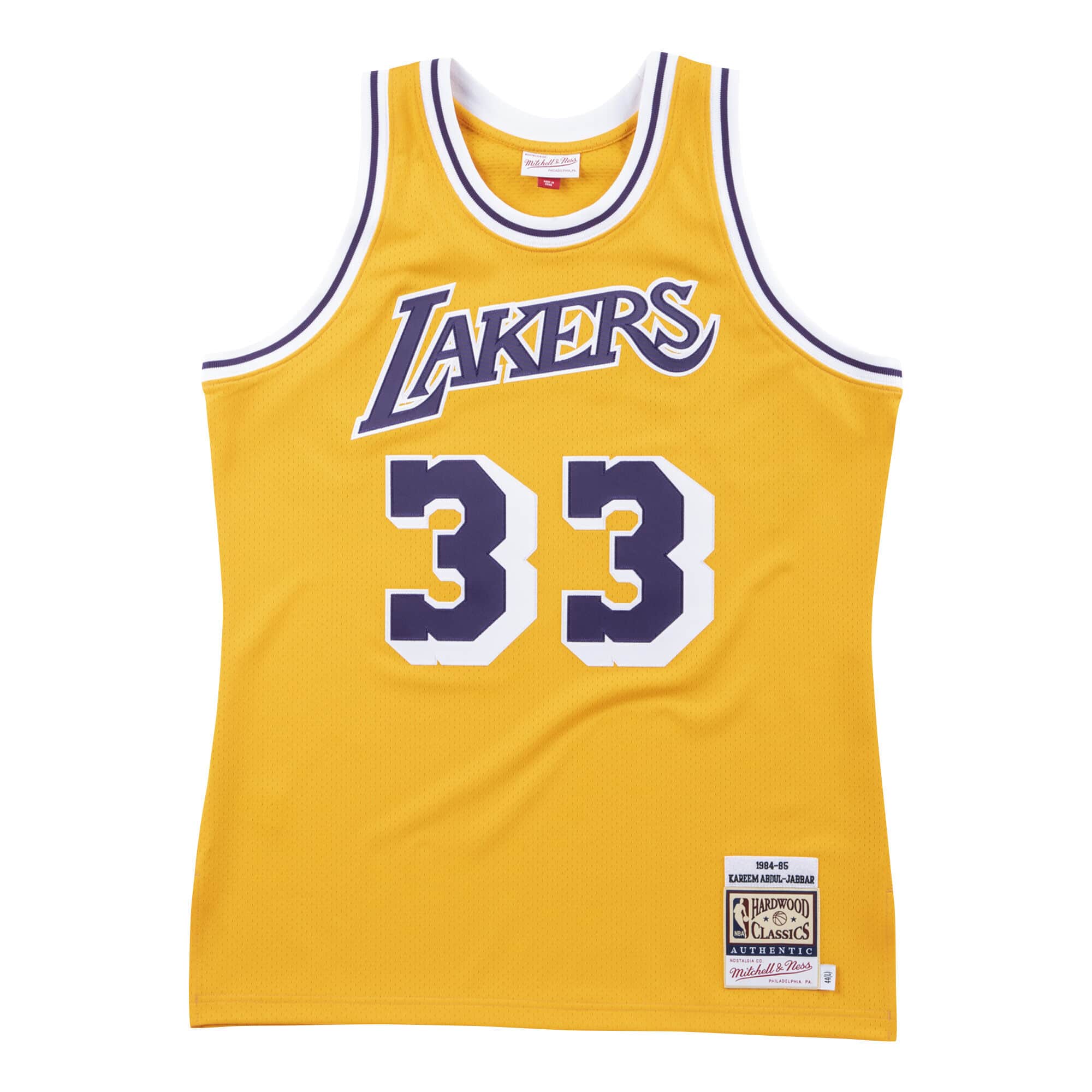 Authentic Jersey Los Angeles Lakers 1984-85 Kareem Abdul-Jabbar - vstockx