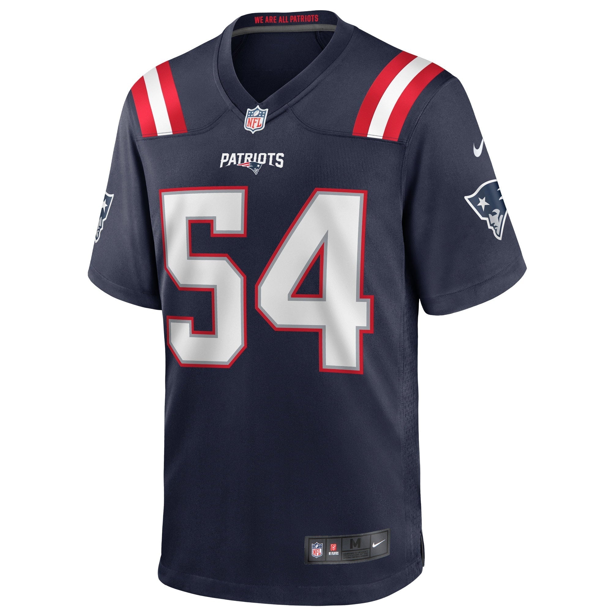 Men's Nike Dont'a Hightower Navy New England Patriots Game Player Jersey - vstockx