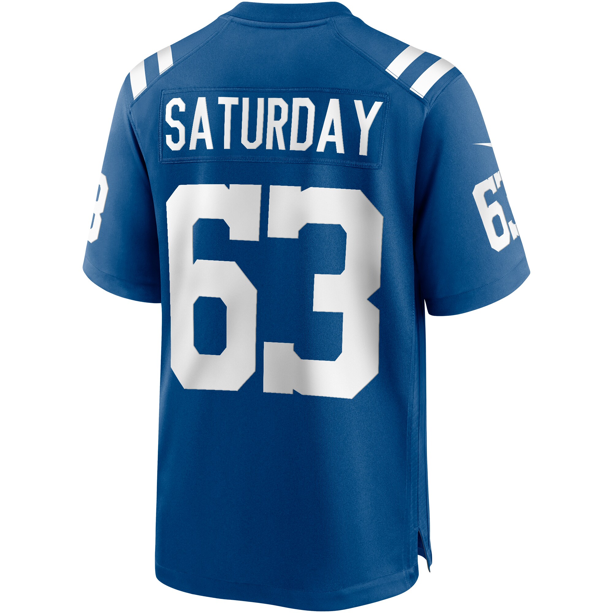 Jeff Saturday Indianapolis Colts Nike Game Retired Player Jersey - Royal - vstockx