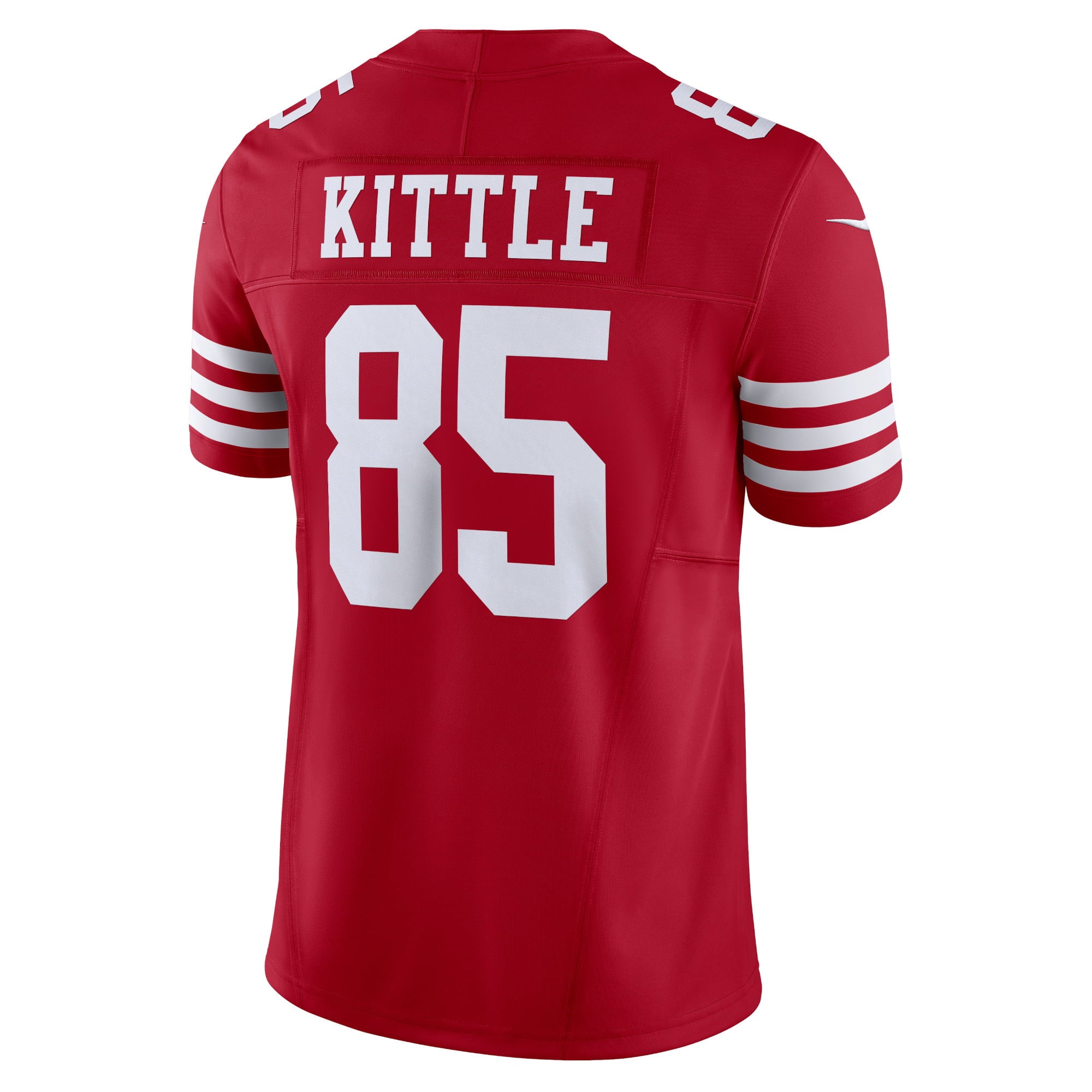 Men's Nike George Kittle Scarlet San Francisco 49ers Vapor F.U.S.E. Limited Jersey - vstockx