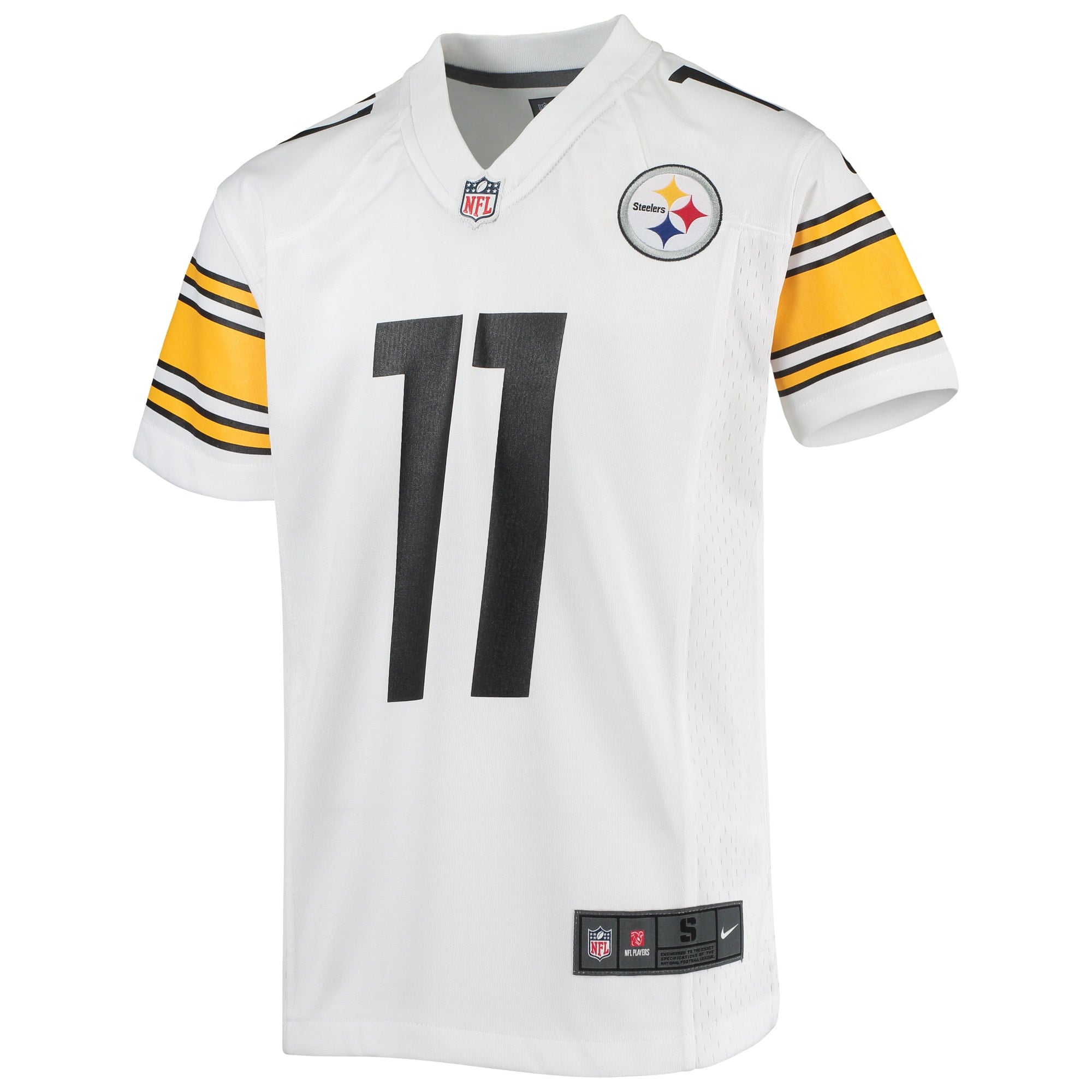 Youth Nike Chase Claypool White Pittsburgh Steelers Game Jersey - vstockx