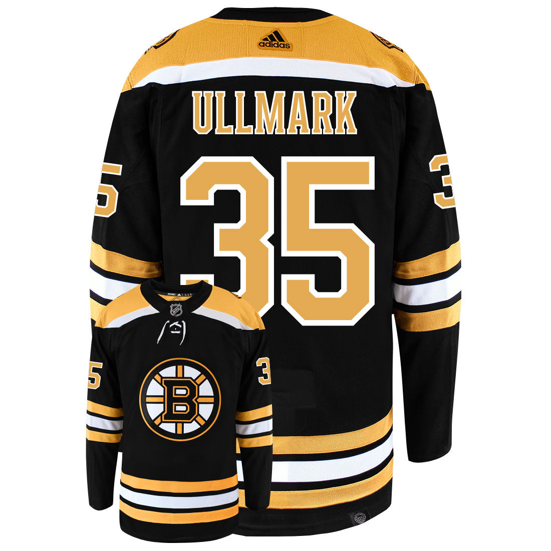 Linus Ullmark Boston Bruins Adidas Primegreen Authentic NHL Hockey Jersey - vstockx