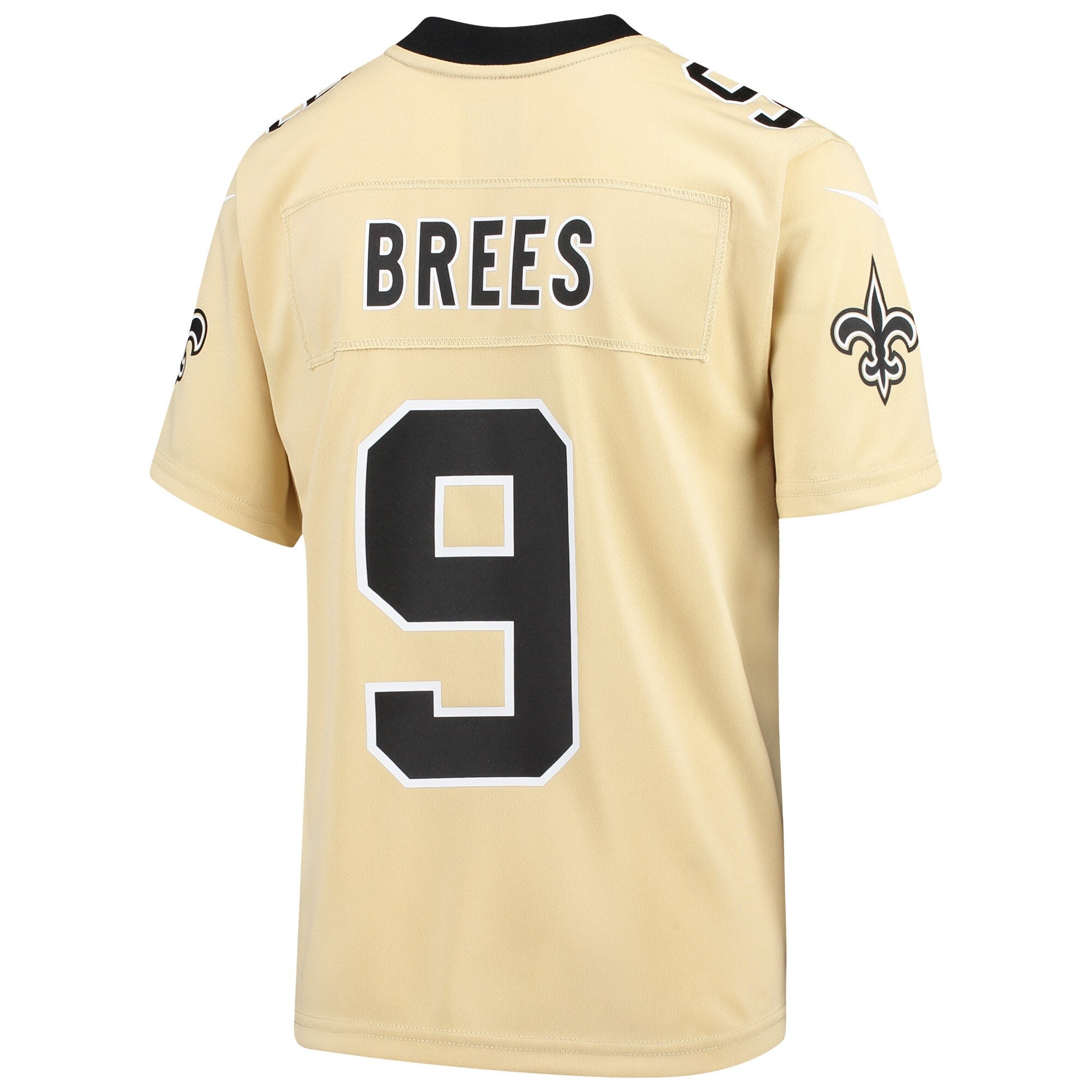 Youth Nike Drew Brees Gold New Orleans Saints Inverted Game Jersey - vstockx
