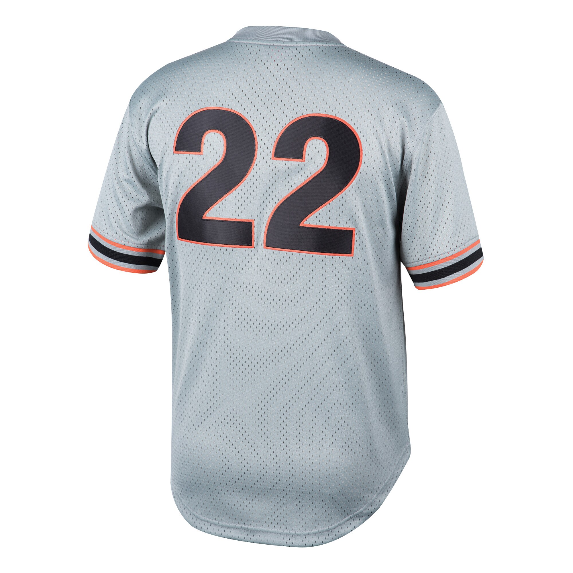 Will Clark San Francisco Giants Mitchell & Ness Youth Cooperstown Collection Mesh Batting Practice Jersey - Gray - vstockx