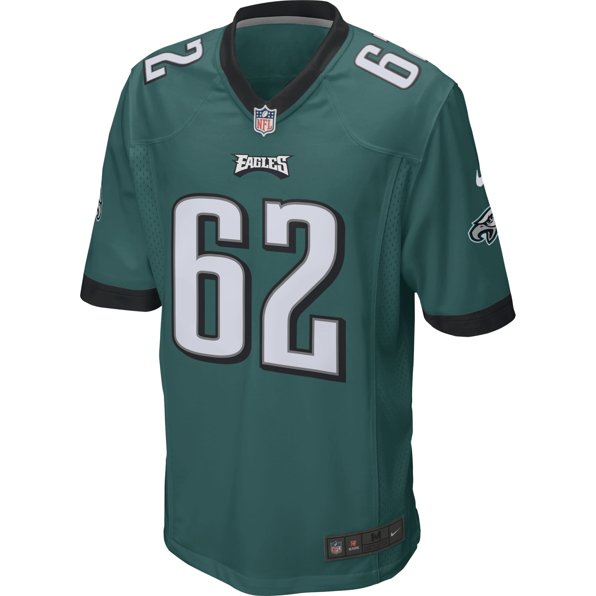 Men's Nike Jason Kelce Midnight Green Philadelphia Eagles Game Jersey - vstockx