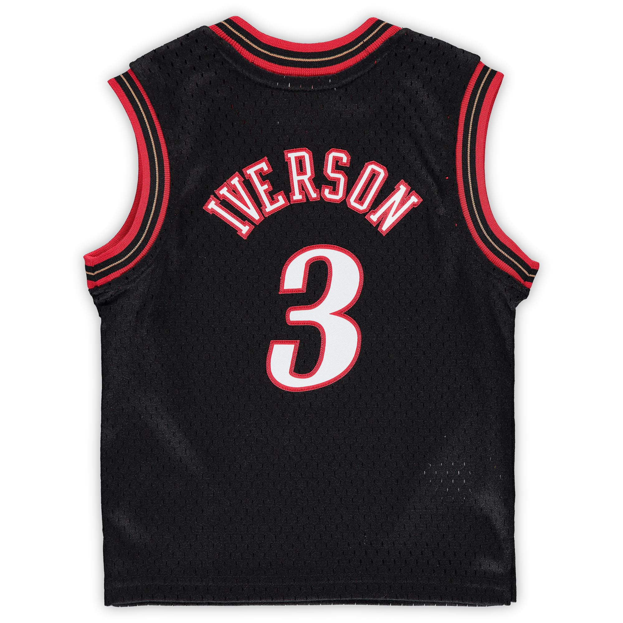 Allen Iverson Philadelphia 76ers Mitchell & Ness Infant 2000/01 Hardwood Classics Retired Player Jersey - Black - vstockx