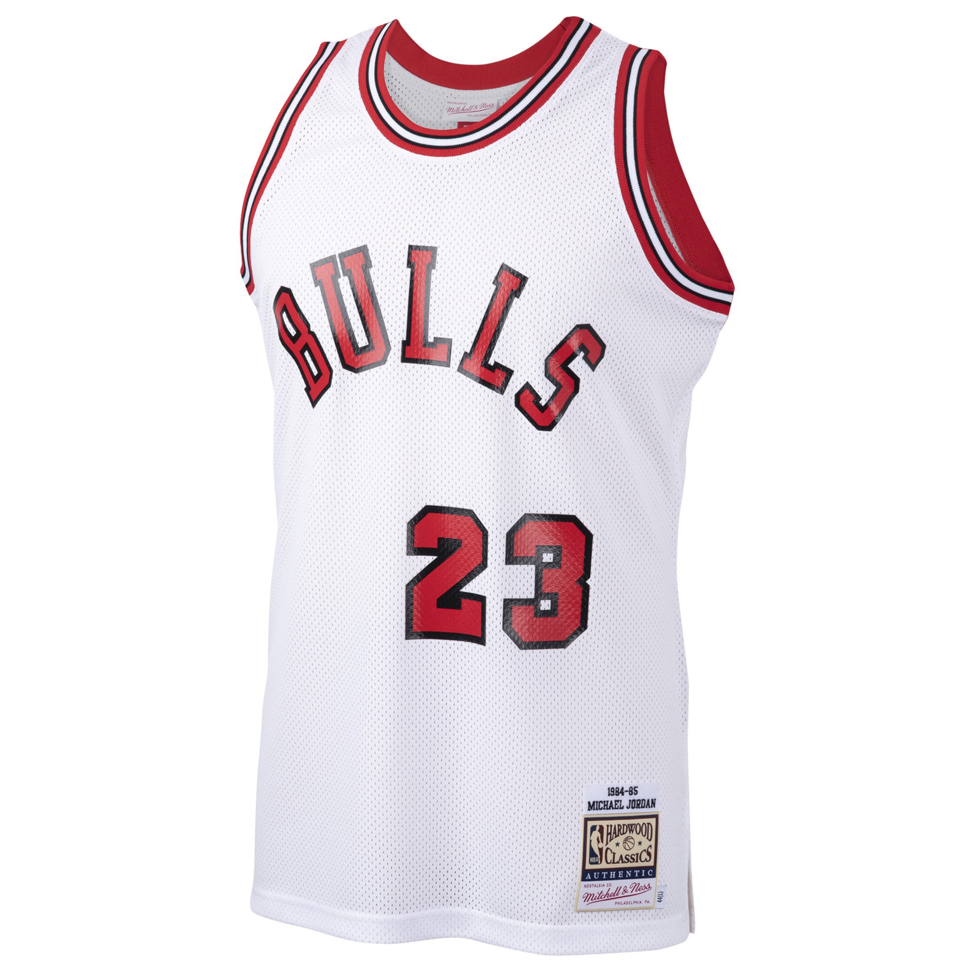 Michael Jordans Chicago Bulls Mitchell & Ness 1984-85 Hardwood Classics Rookie Authentic Jersey - White - vstockx