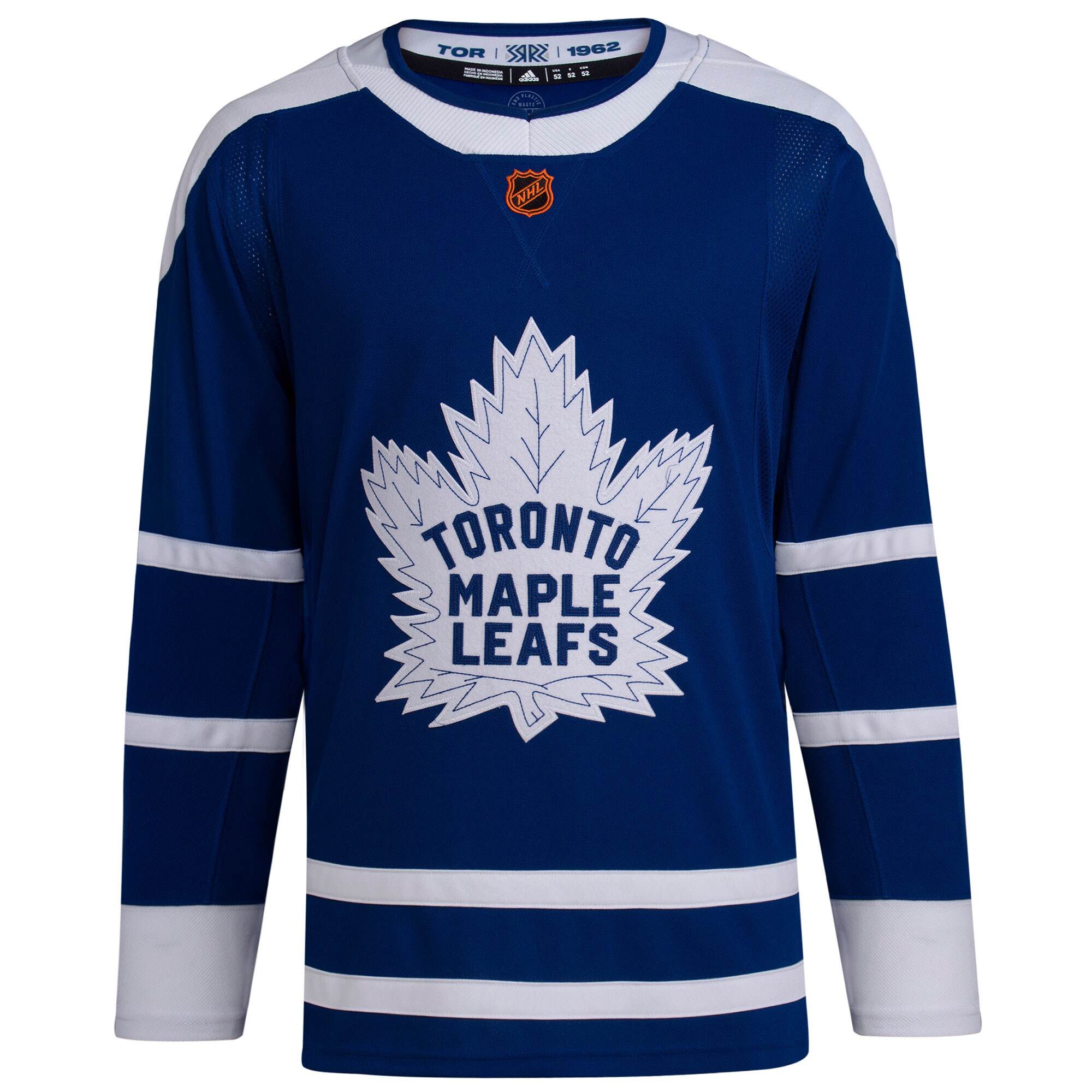 Toronto Maple Leafs adidas Reverse Retro 2.0 Authentic Blank Jersey - Royal - vstockx